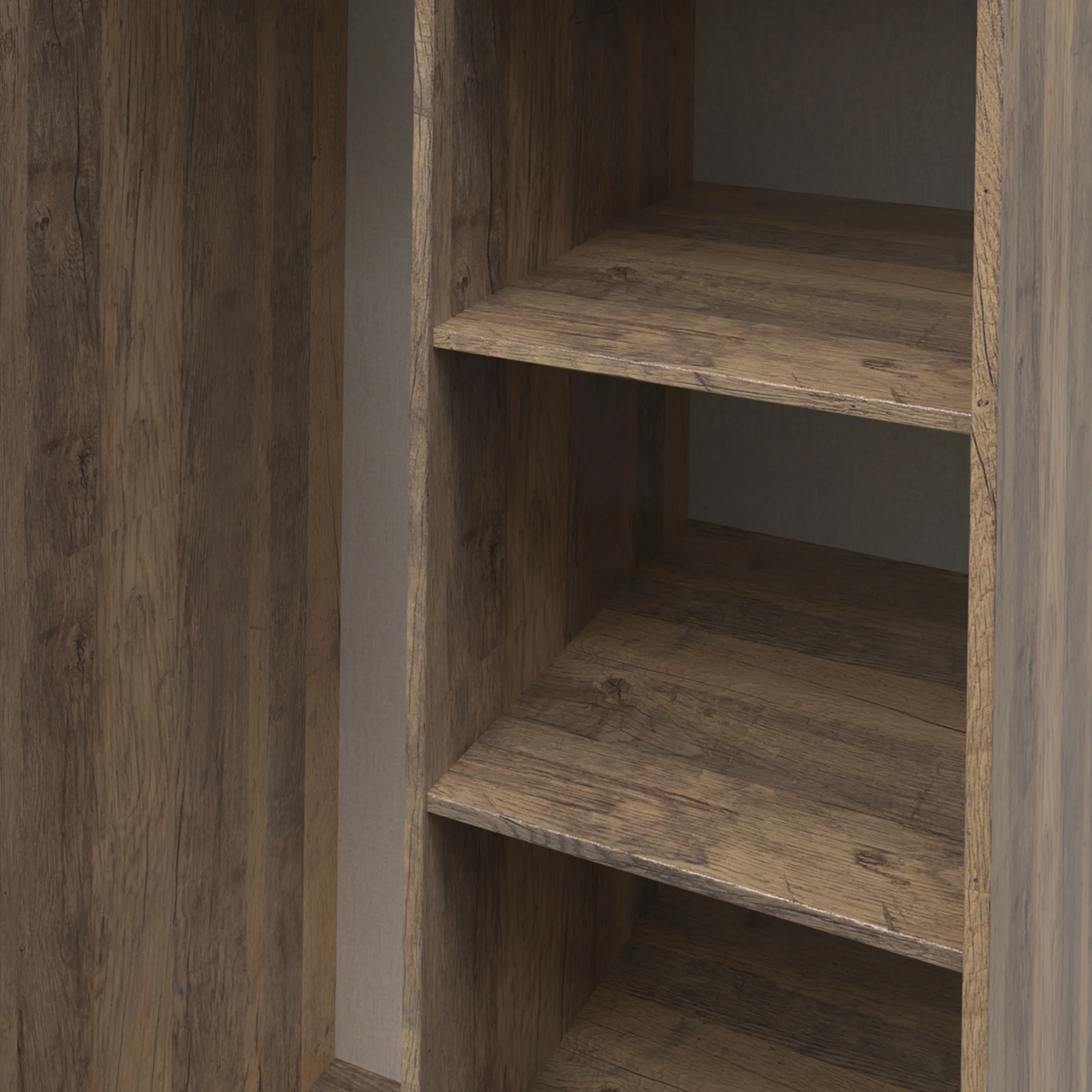 Ashbourne Open Shelf Wardrobe - Image 12