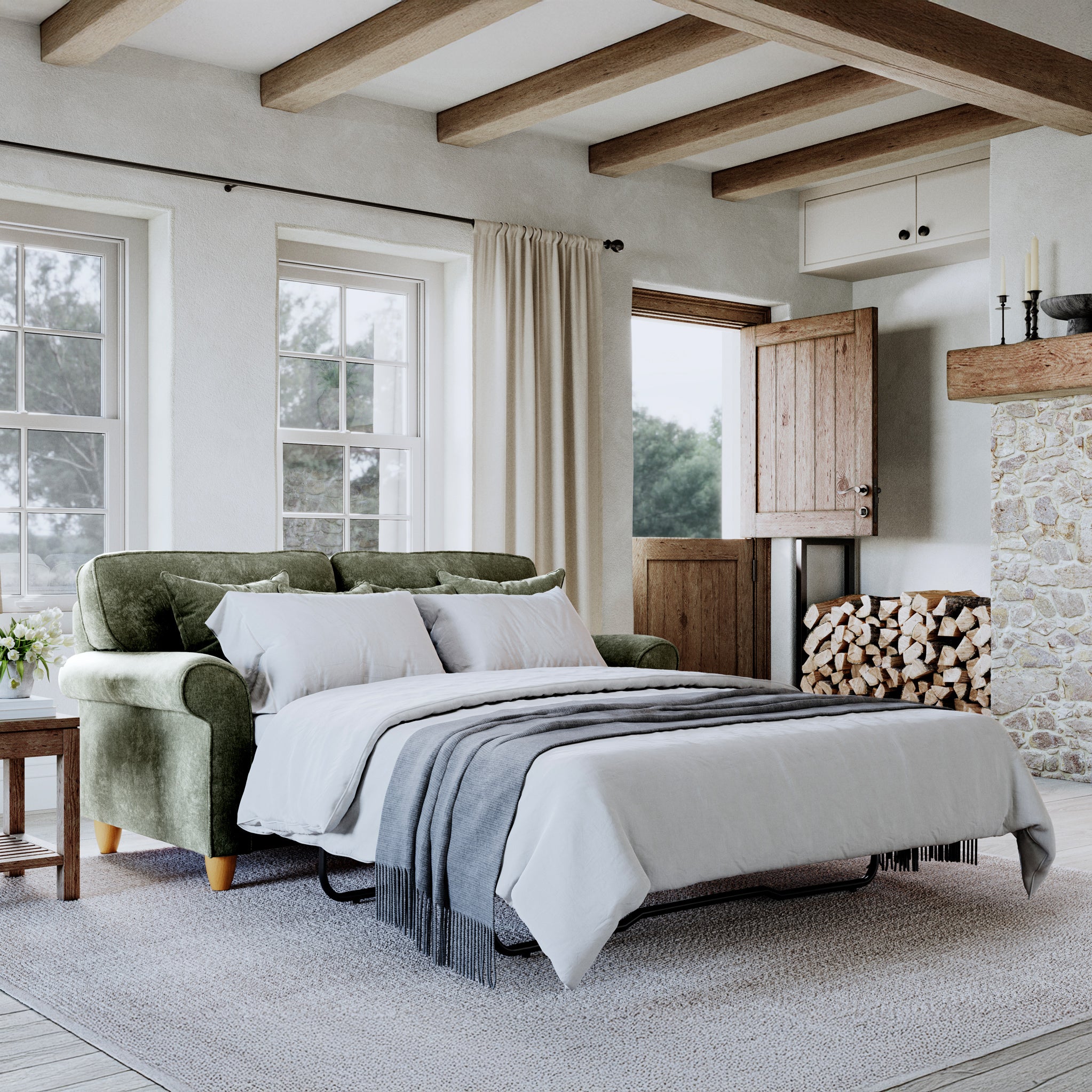 Ashbury 2 Seater Sofa Bed - Image 2