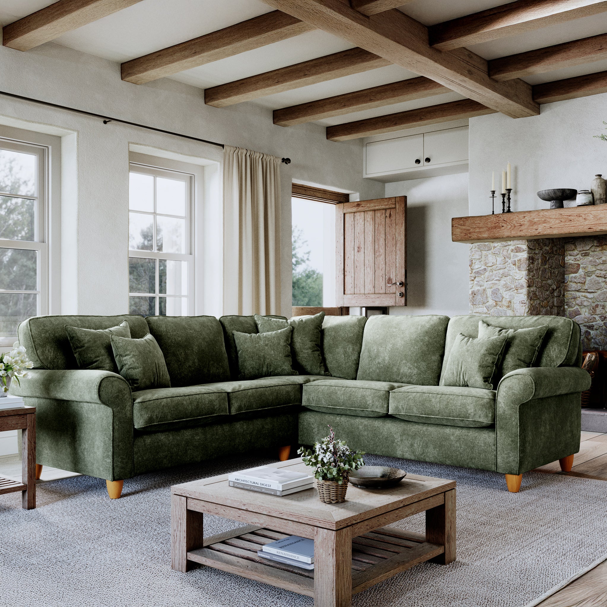 Ashbury Large Corner Sofa - Image 2