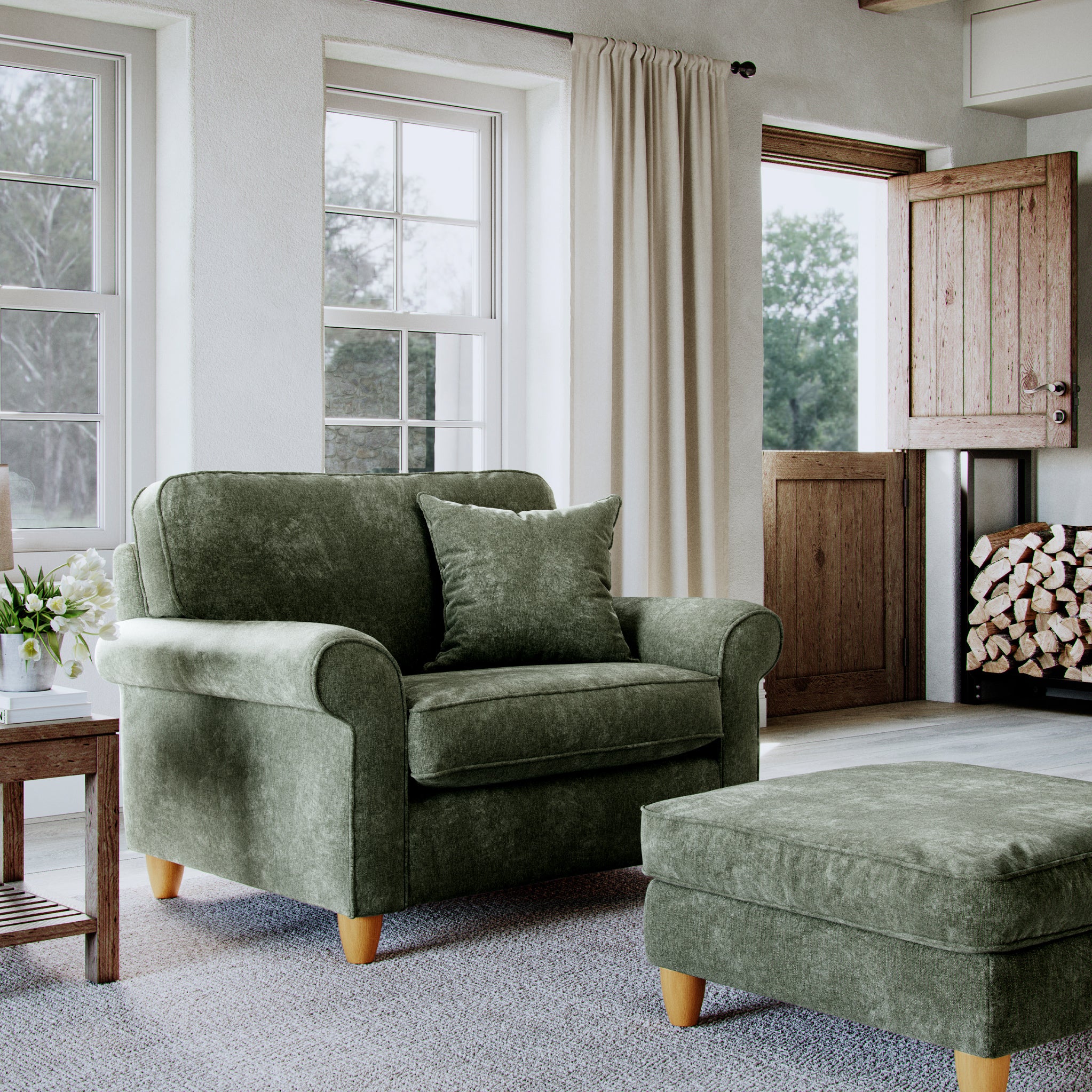 Ashbury Snuggle Chair - Image 2