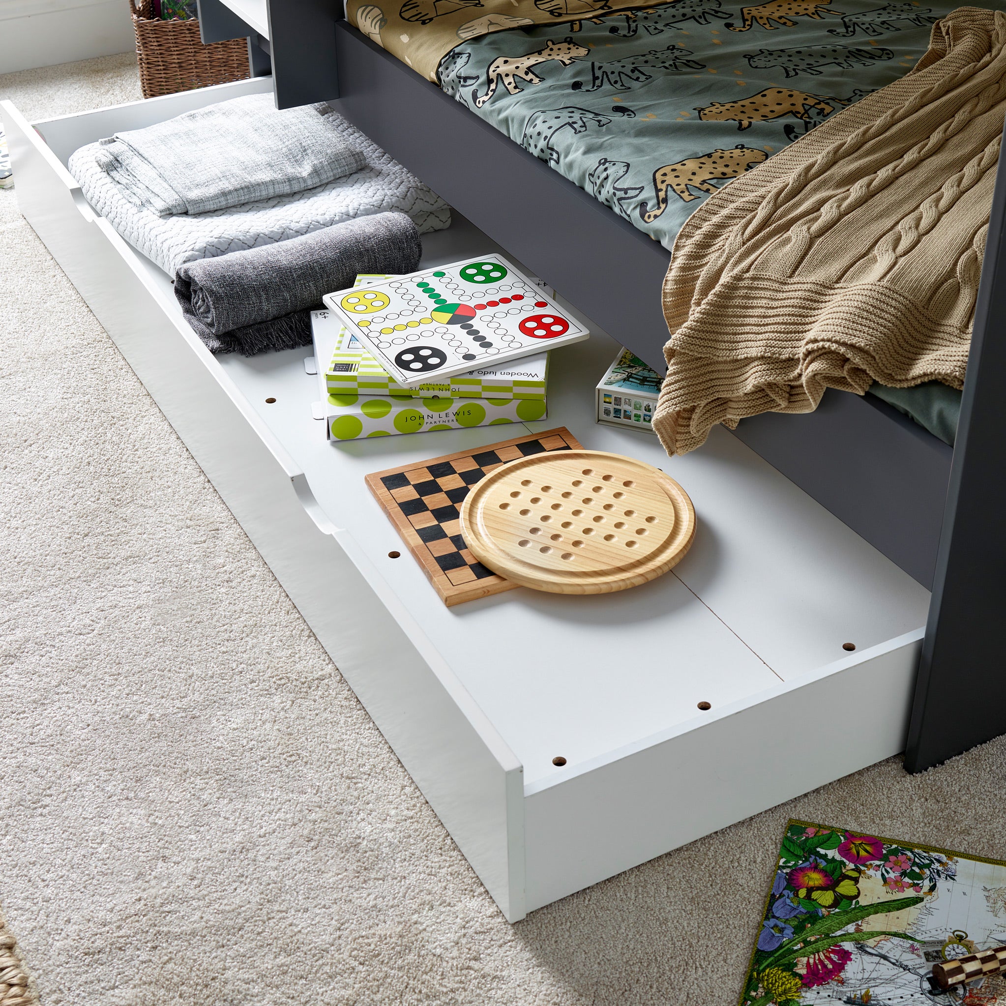 Ashbury Storage Bunk Bed with Storage Drawer - Image 5