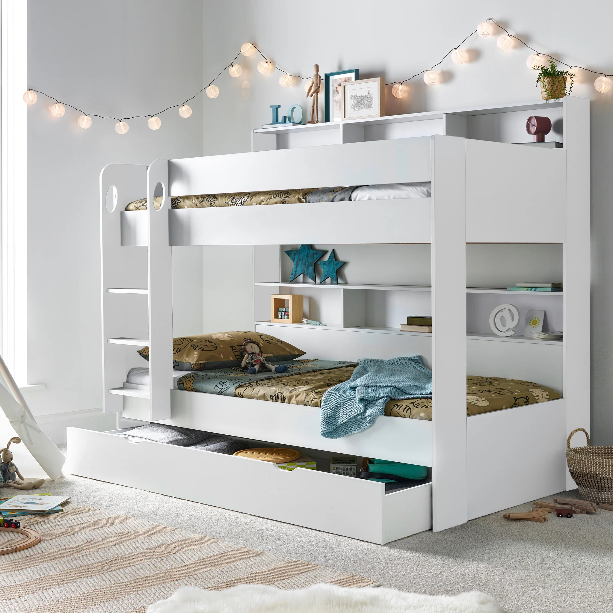 Ashbury Storage Bunk Bed with Storage Drawer - Image 7