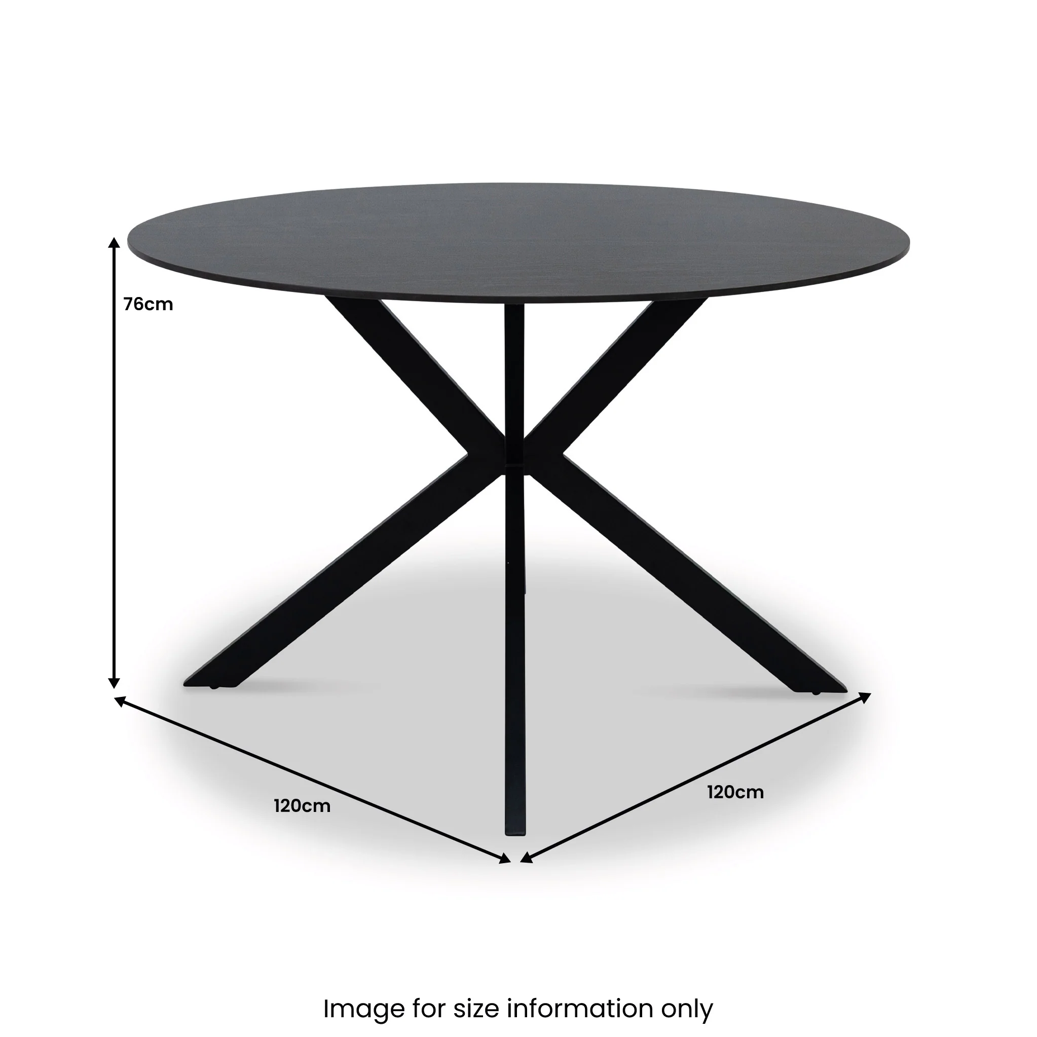 Ashen 120cm Round Dining Table - Image 5
