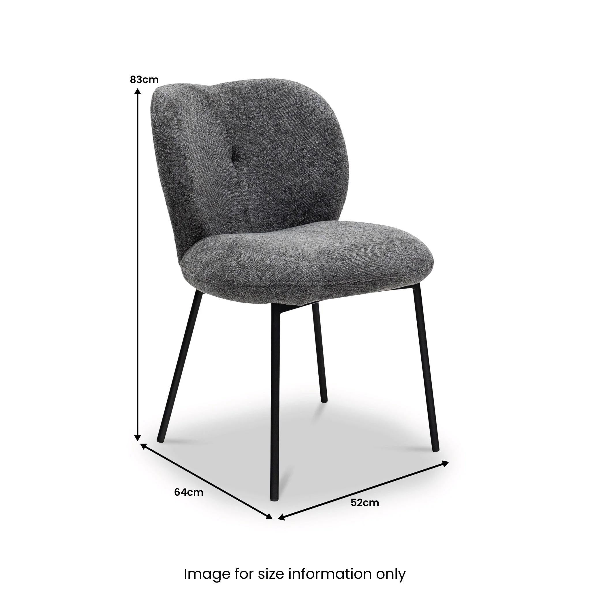Ashen Dining Chair - Image 3