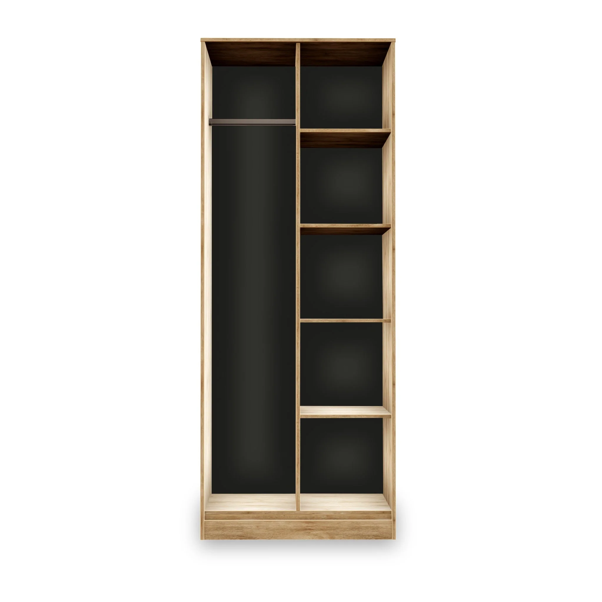 Asher Light Oak Open Shelf Unit - Image 2