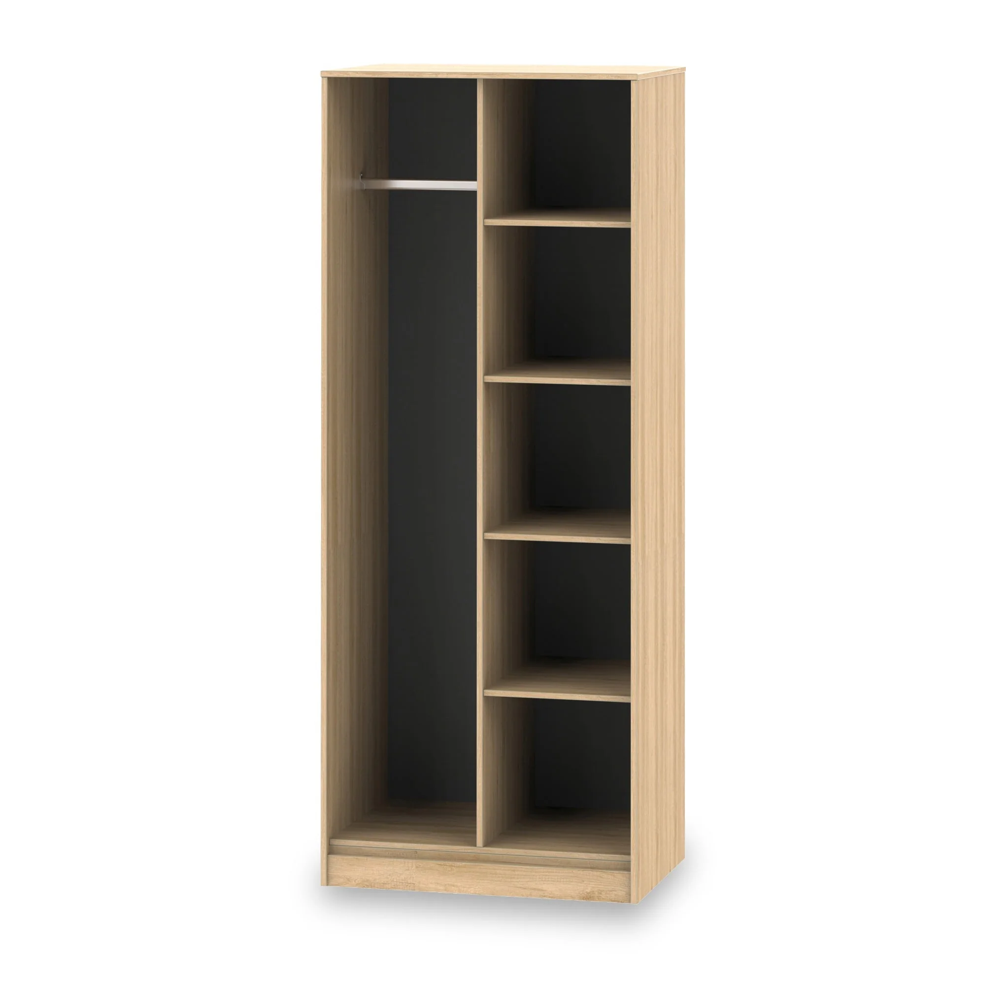 Asher Light Oak Open Shelf Unit - Image 3