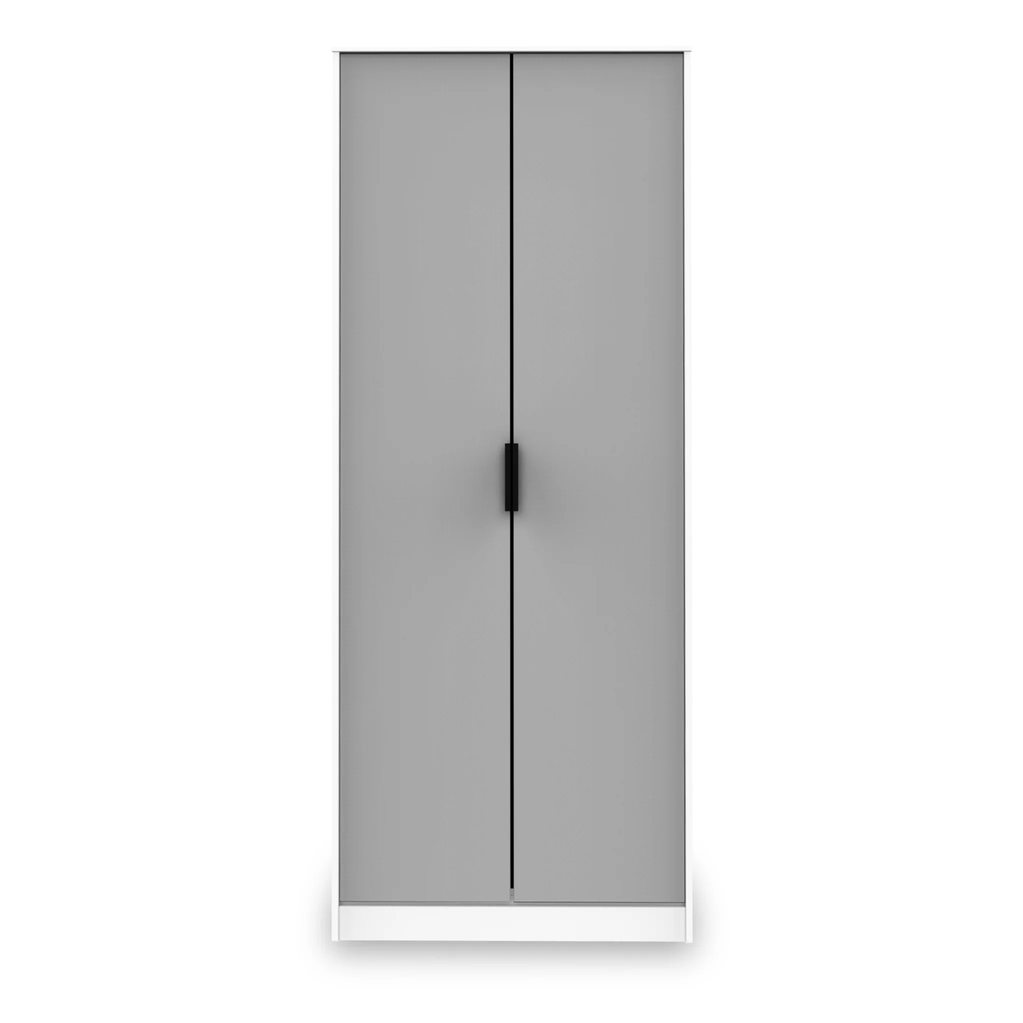 Asher White 2 Door Double Wardrobe - Image 5