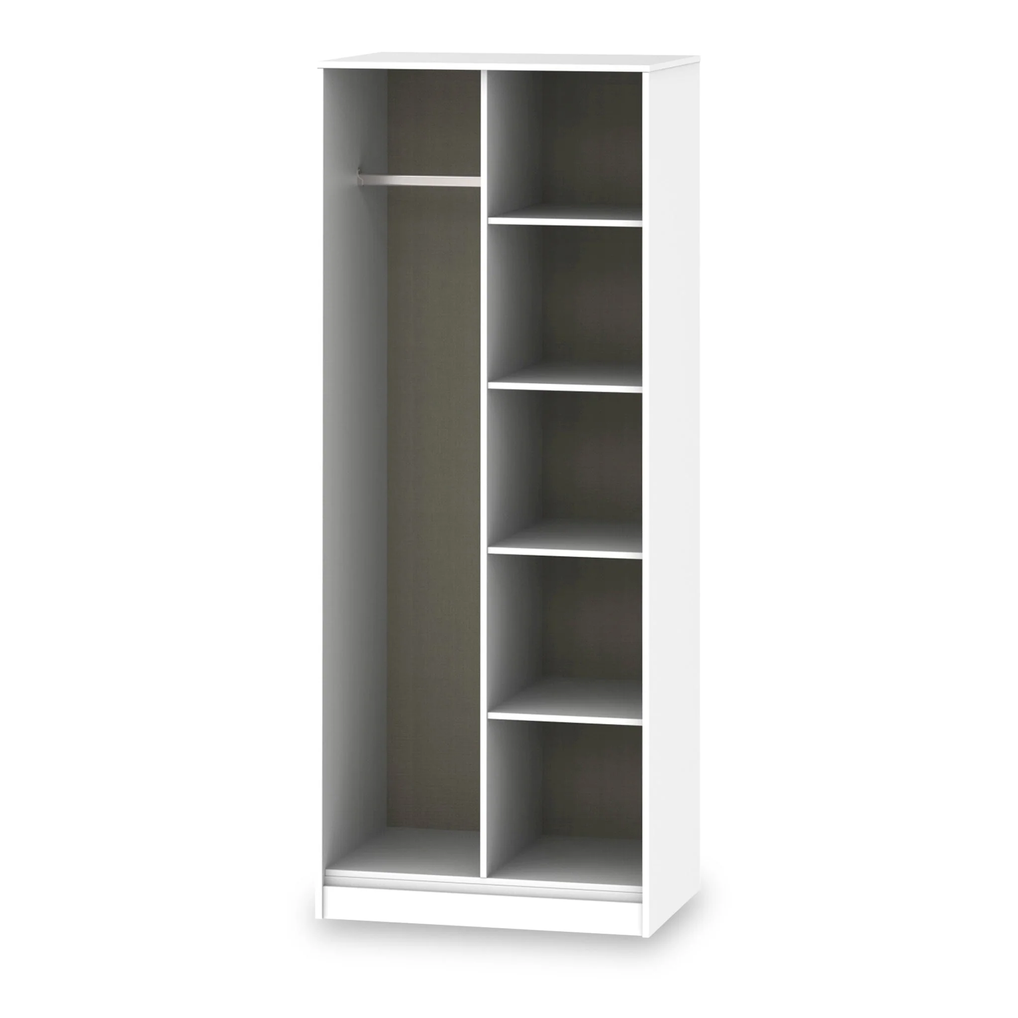 Asher White Open Shelf Unit - Image 3