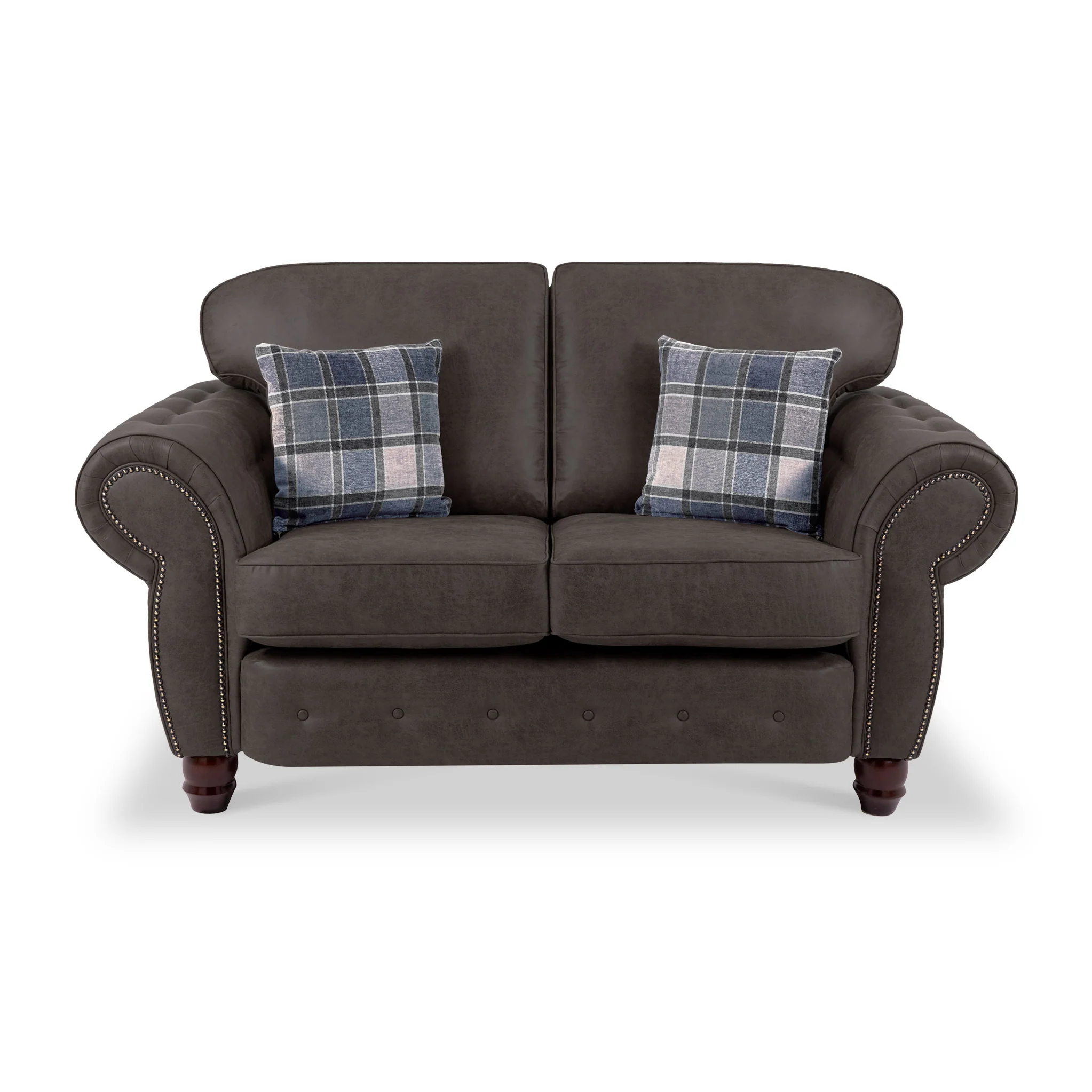 Ashford Faux Leather 2 Seater Sofa - Image 5
