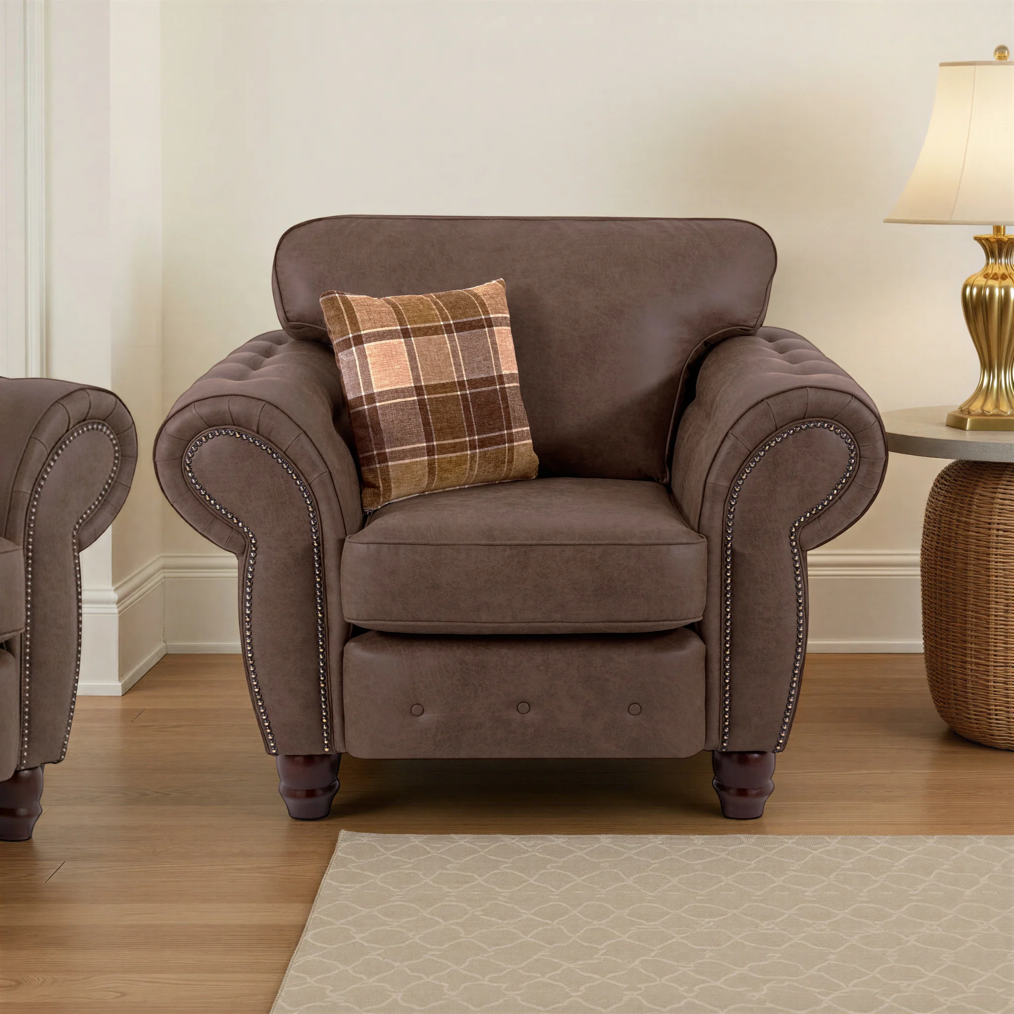 Ashford Faux Leather Club Chair - Image 2