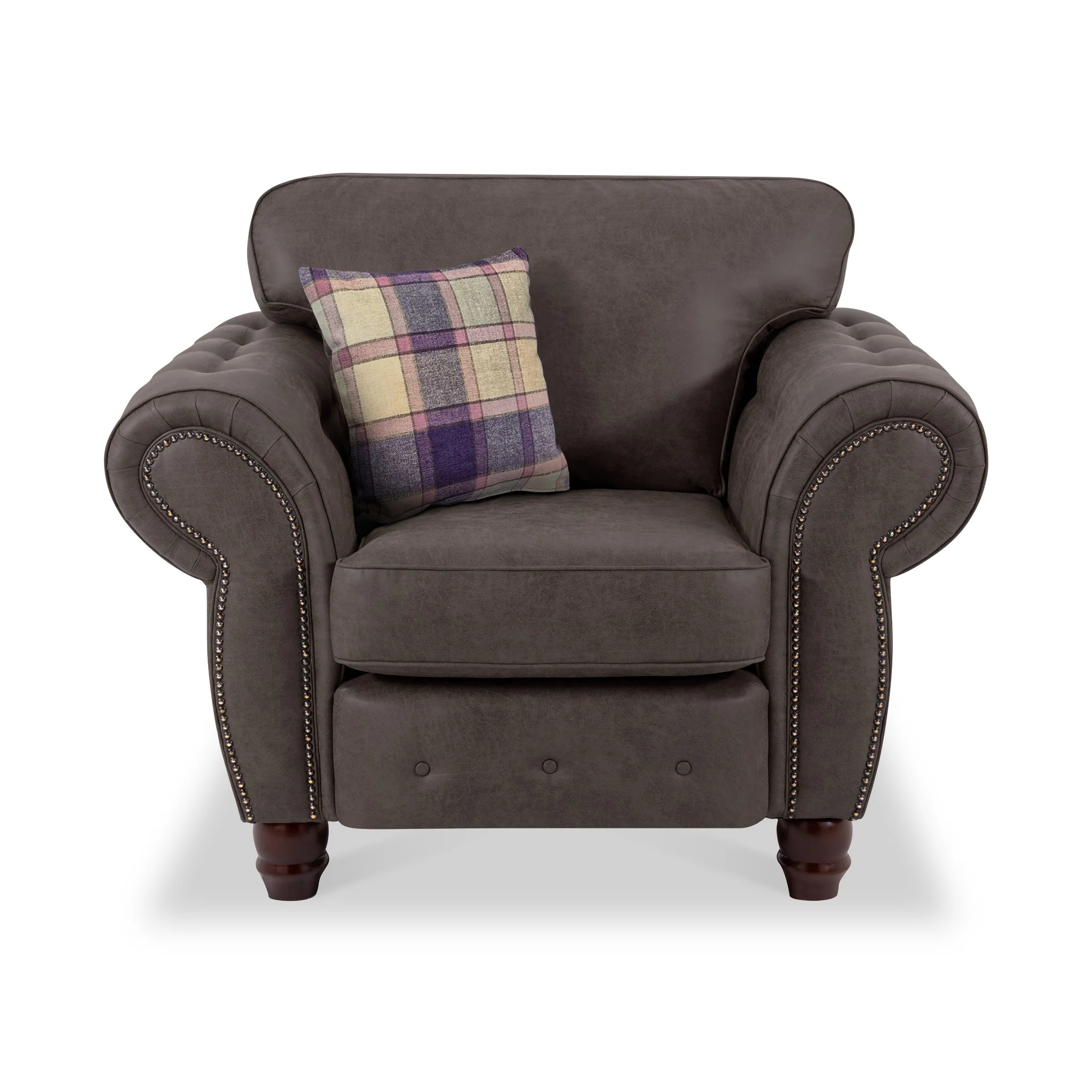 Ashford Faux Leather Club Chair - Image 4
