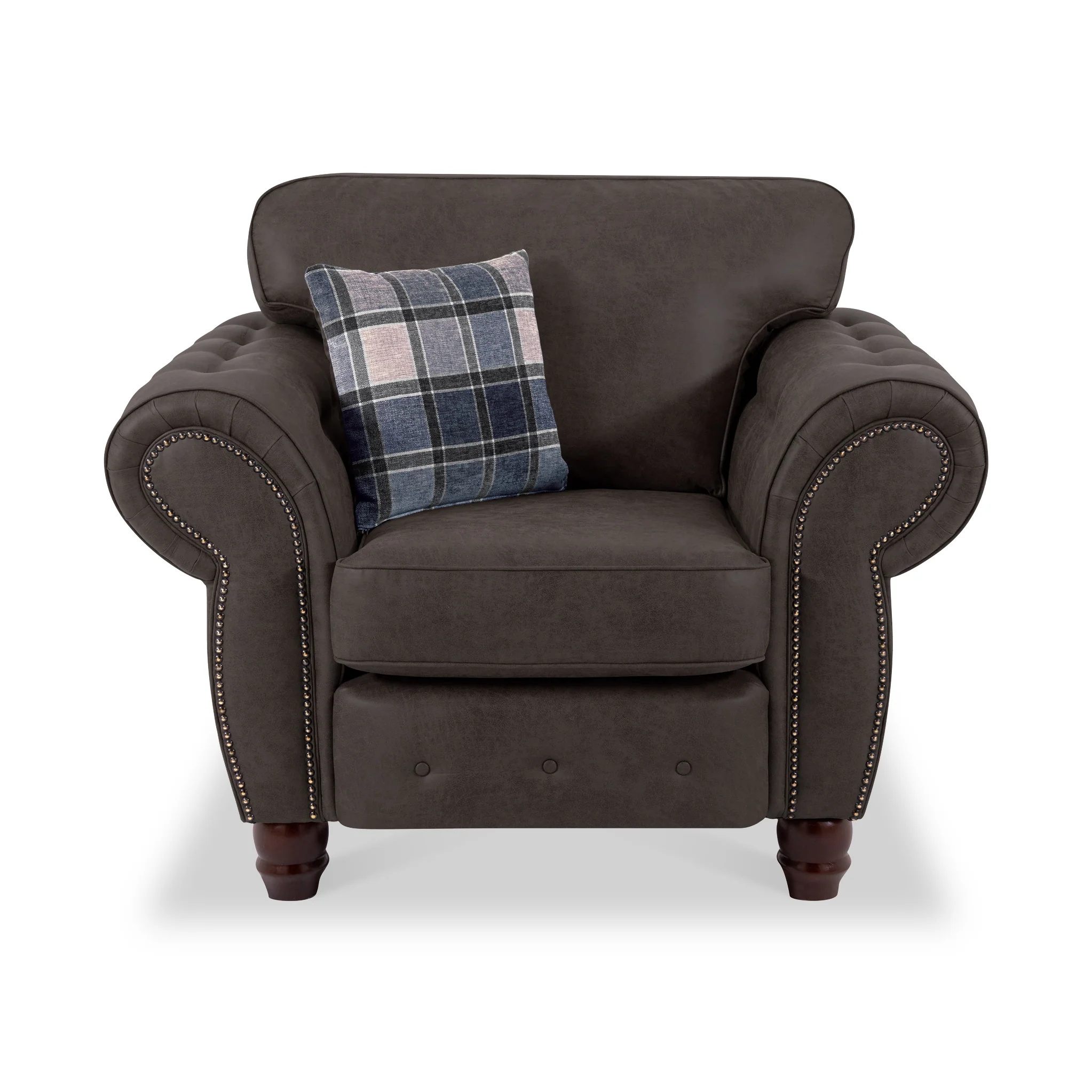 Ashford Faux Leather Club Chair - Image 5