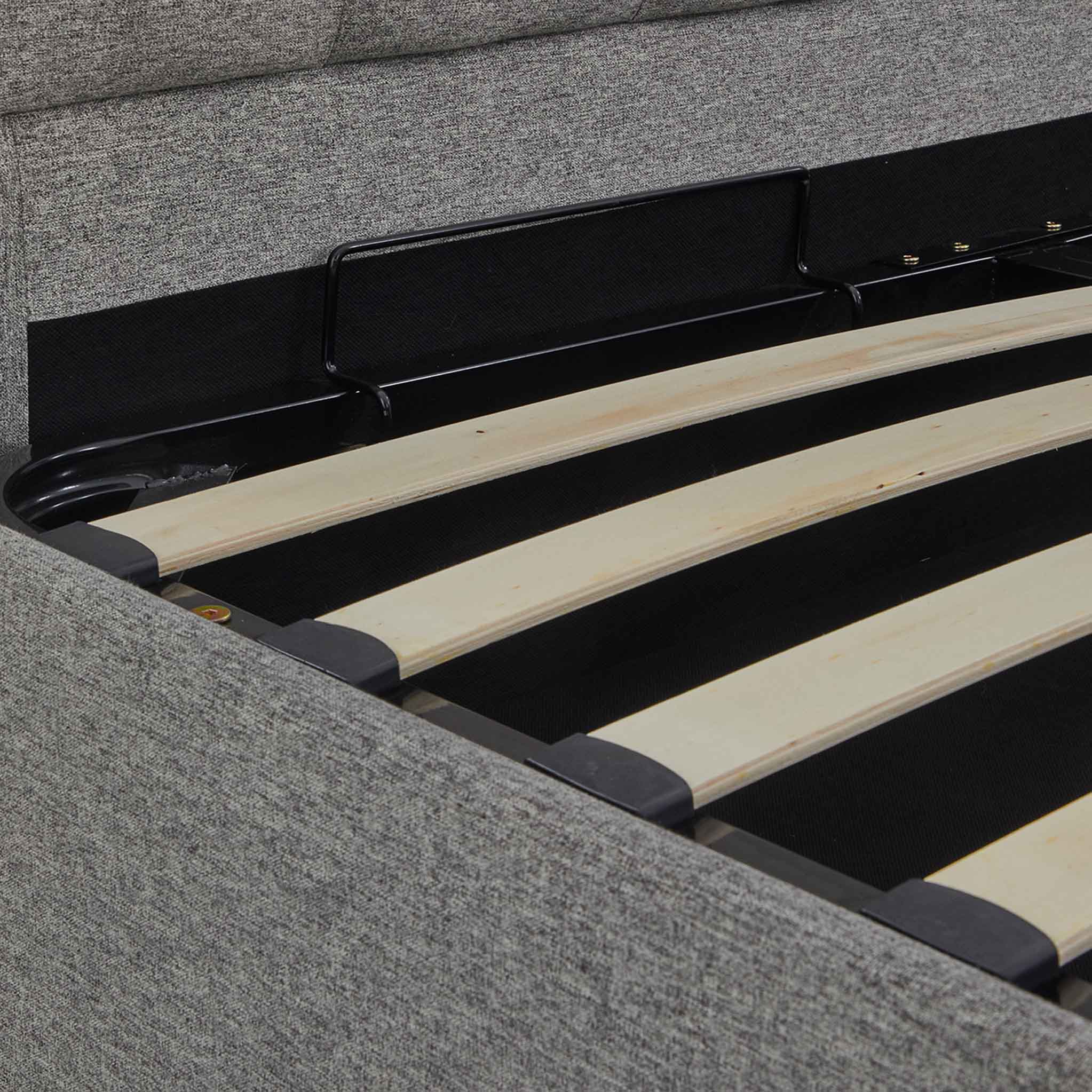Ashley Upholstered Ottoman Storage Bed Frame - Image 10