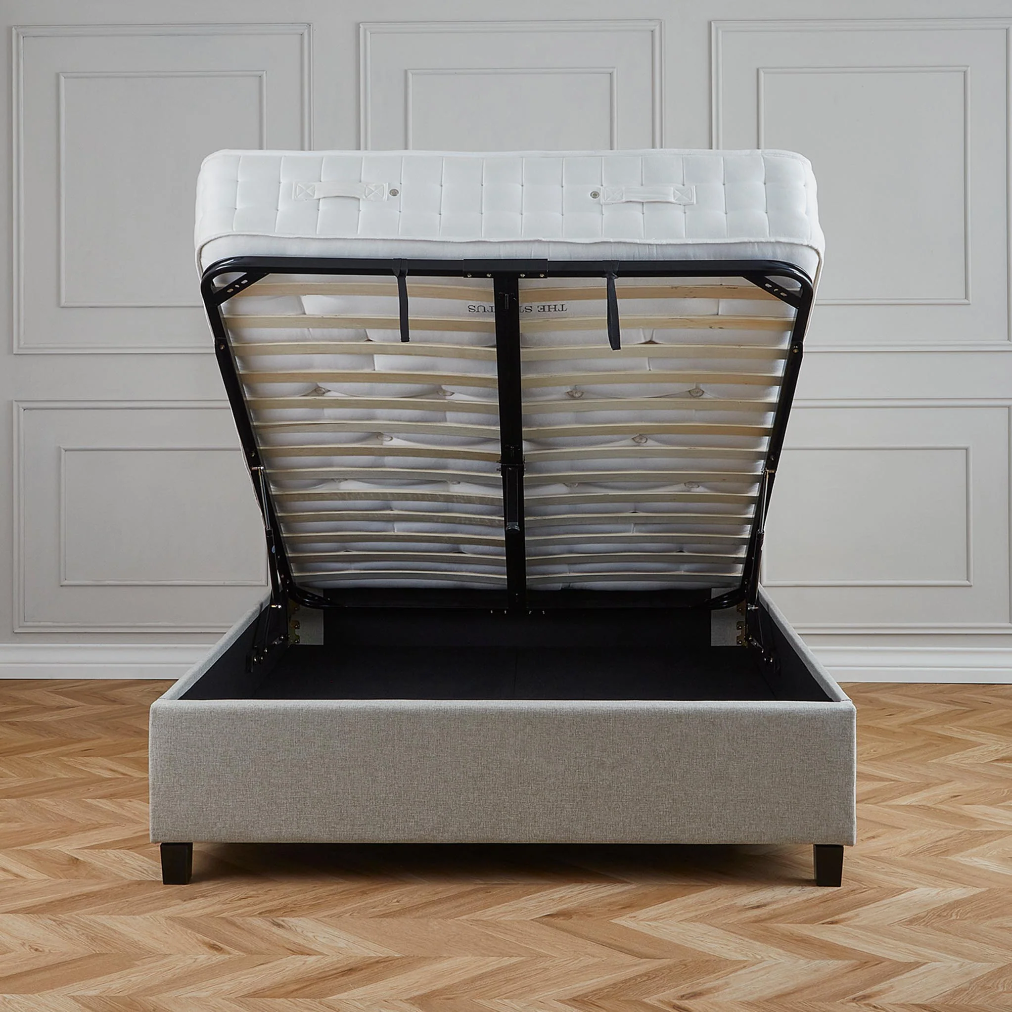 Ashley Upholstered Ottoman Storage Bed Frame - Image 29