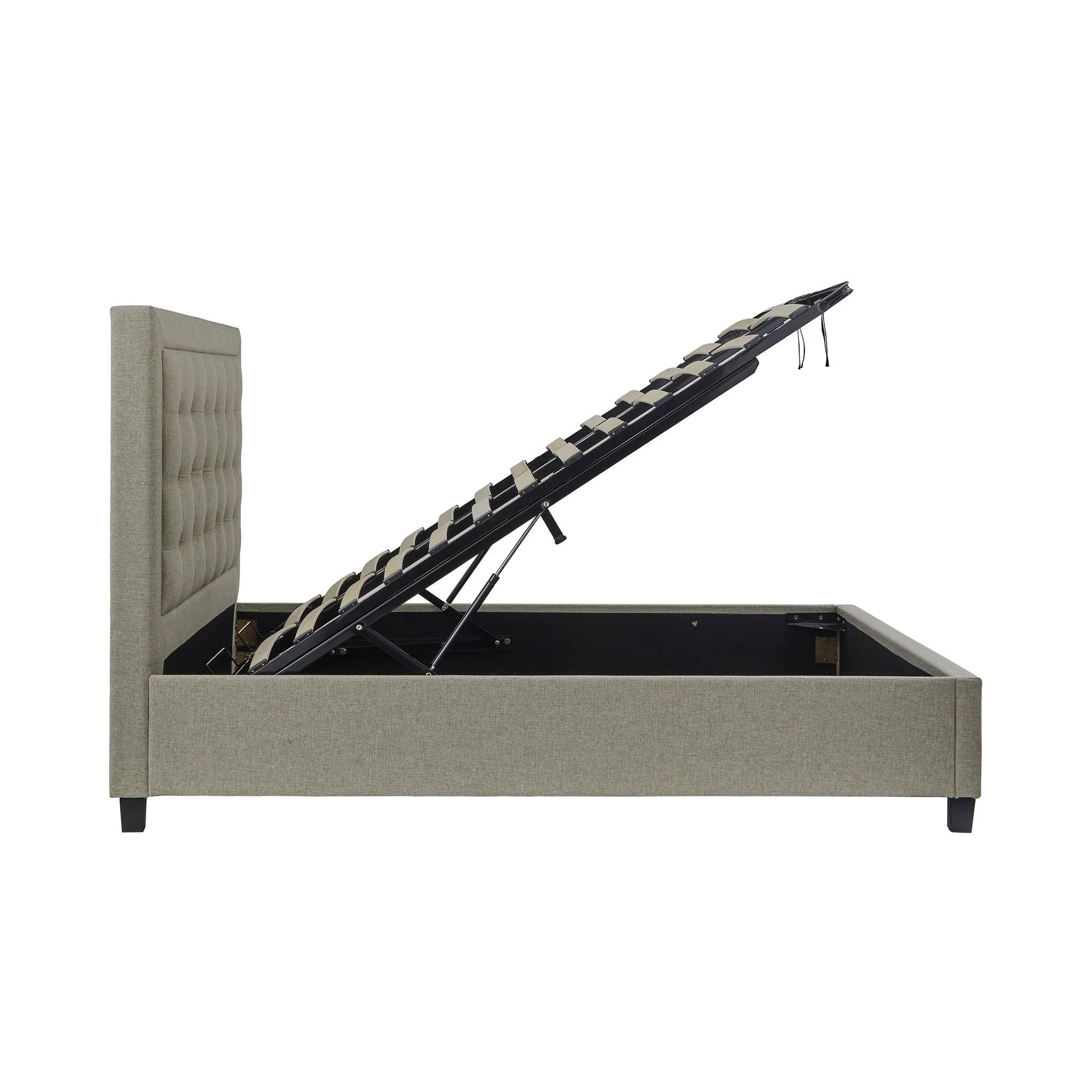 Ashley Upholstered Ottoman Storage Bed Frame - Image 38