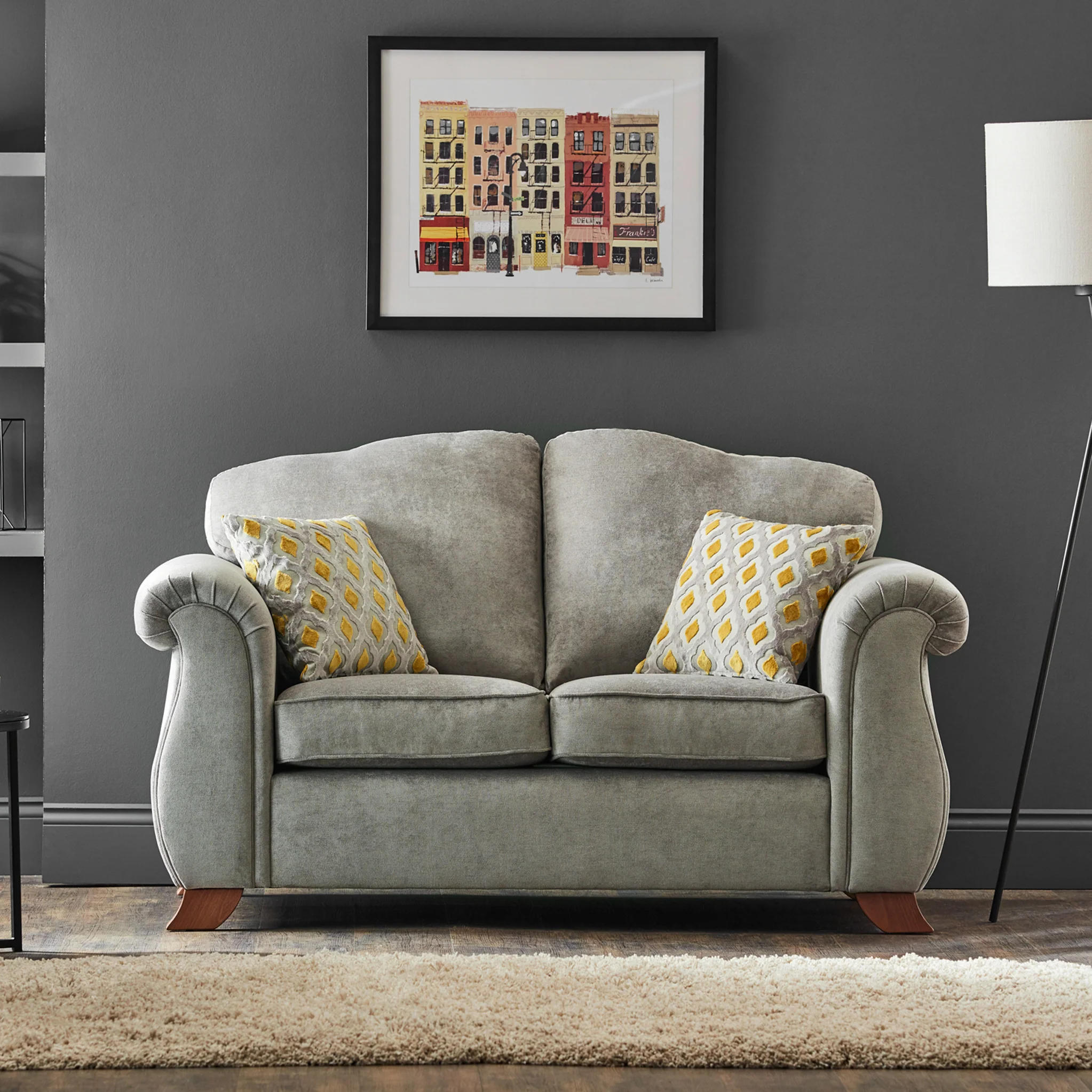 Ashwood Chenille 2 Seater Sofa - Image 11