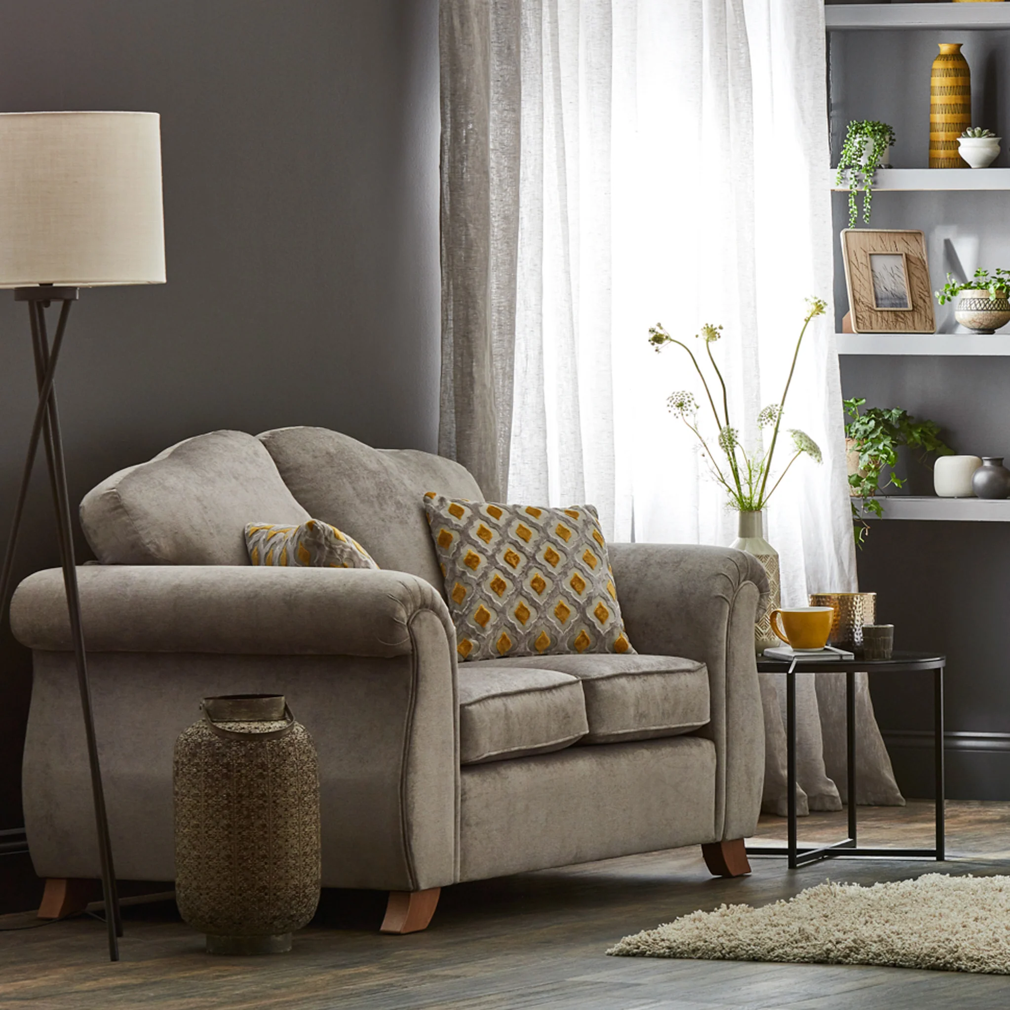 Ashwood Chenille 2 Seater Sofa - Image 12