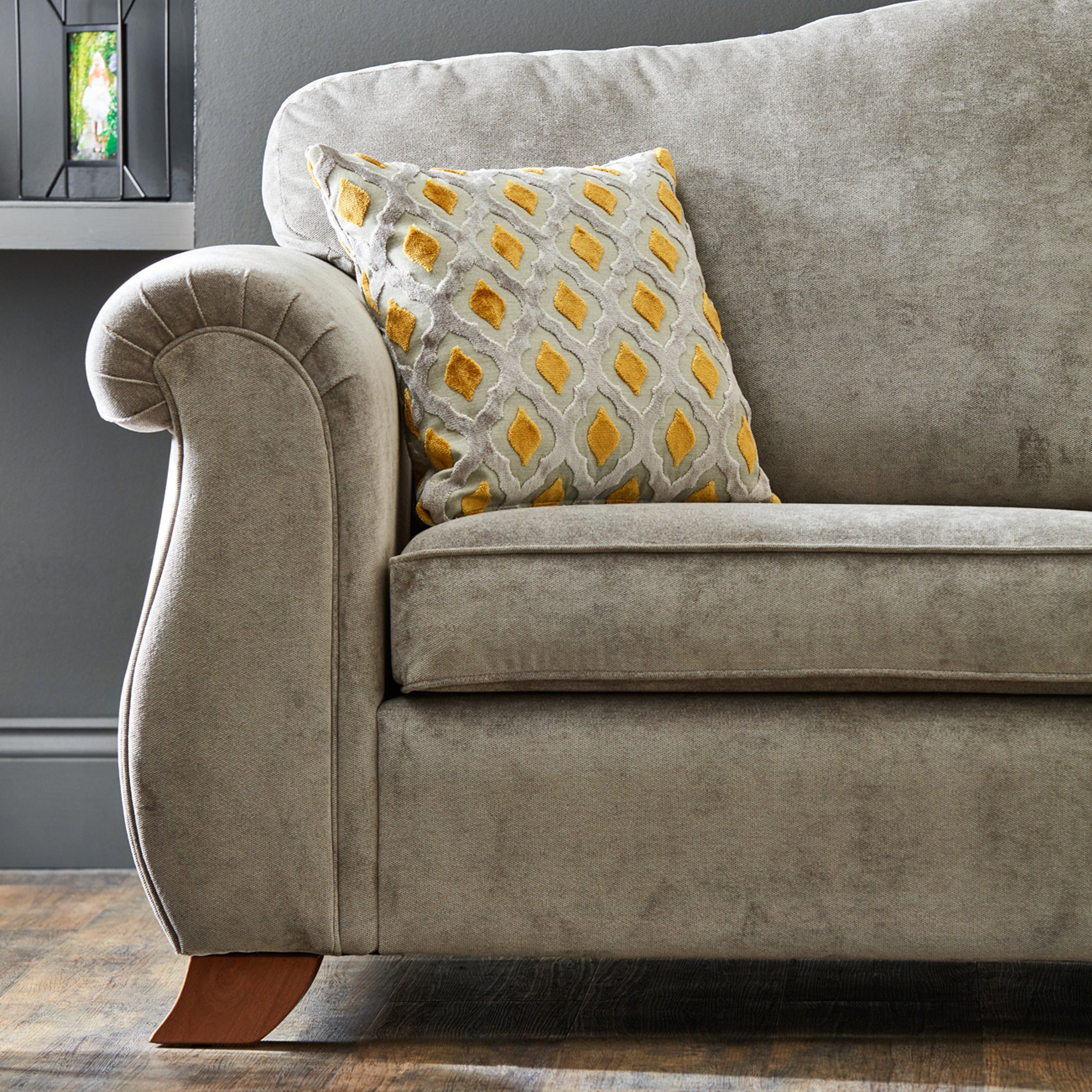 Ashwood Chenille 2 Seater Sofa - Image 9