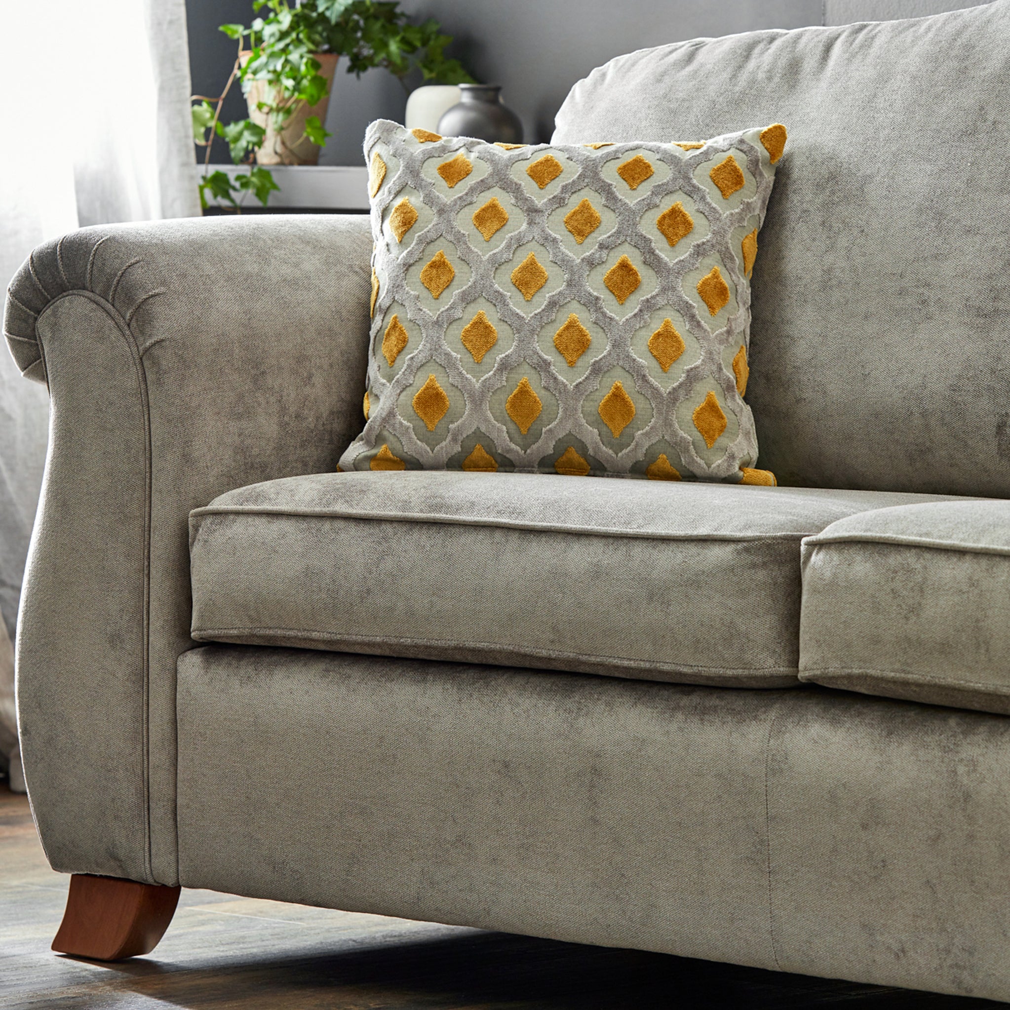 Ashwood Chenille 3 Seater Sofa - Image 12