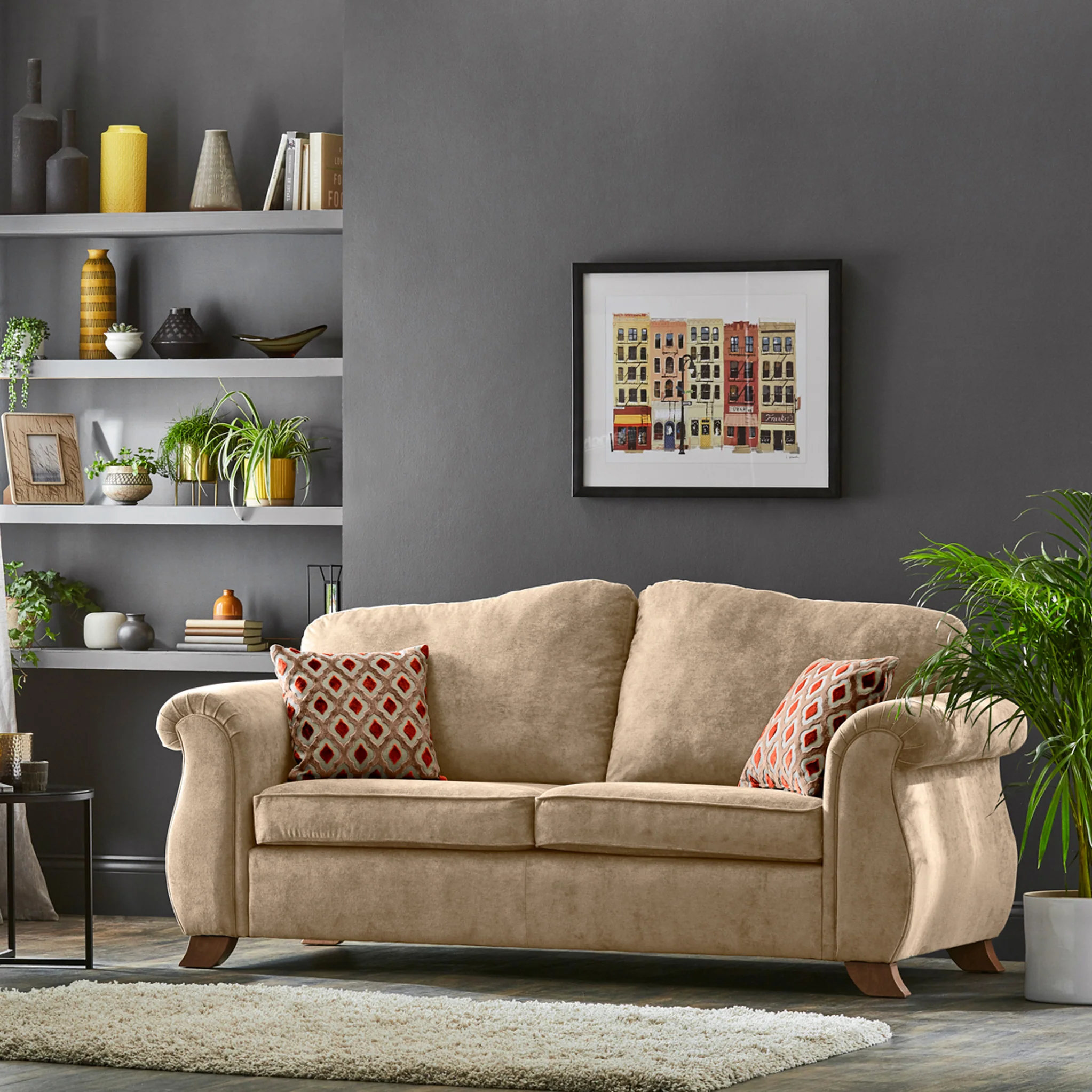 Ashwood Chenille 3 Seater Sofa - Image 2