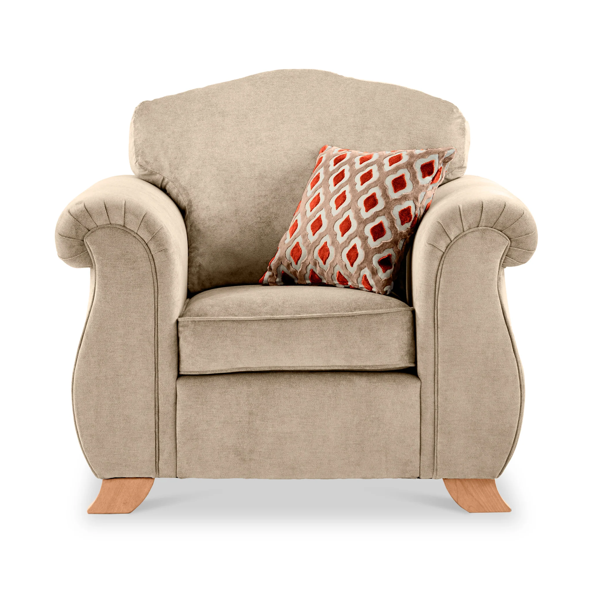 Ashwood Chenille Armchair - Image 4