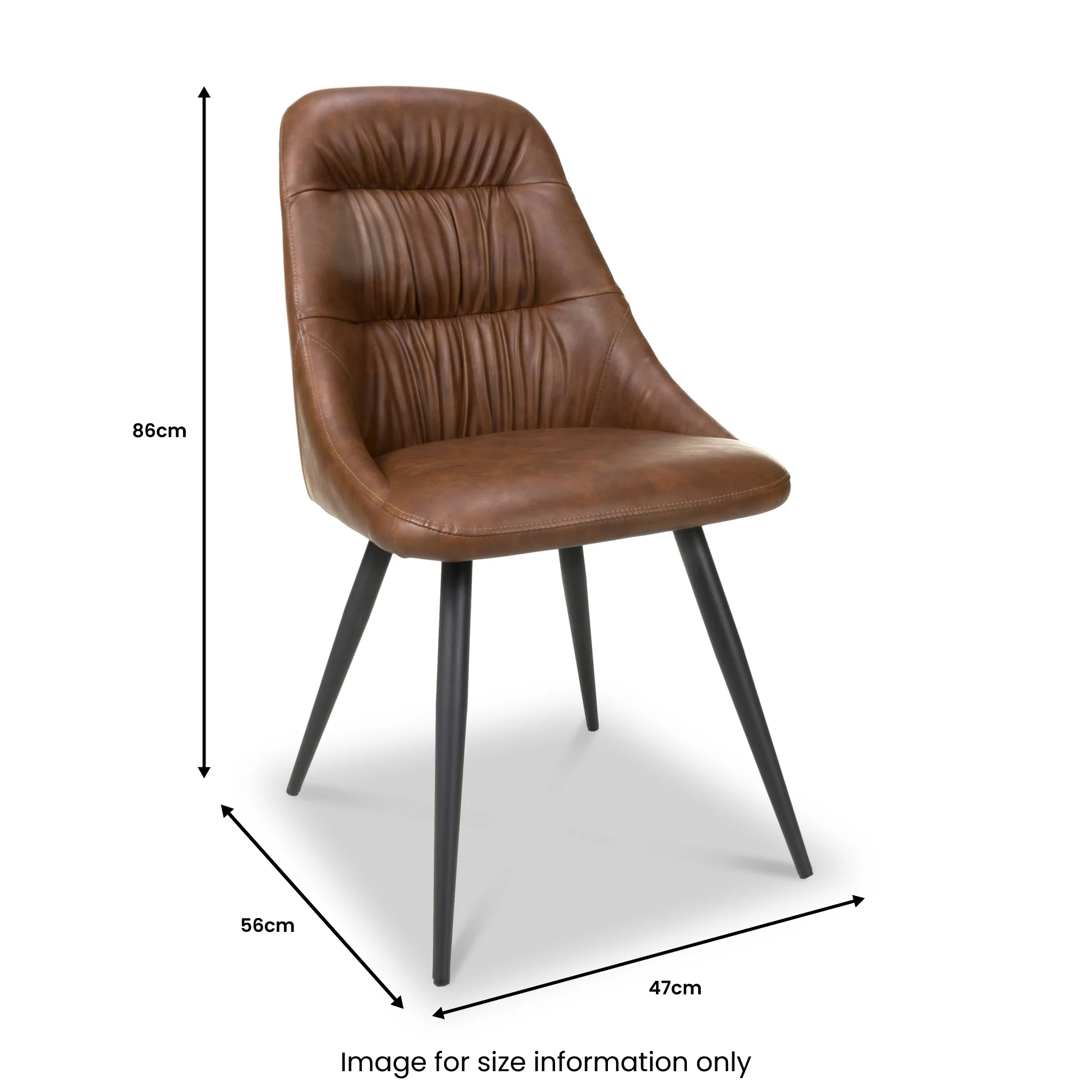 Astell Faux Leather Dining Chair - Image 8
