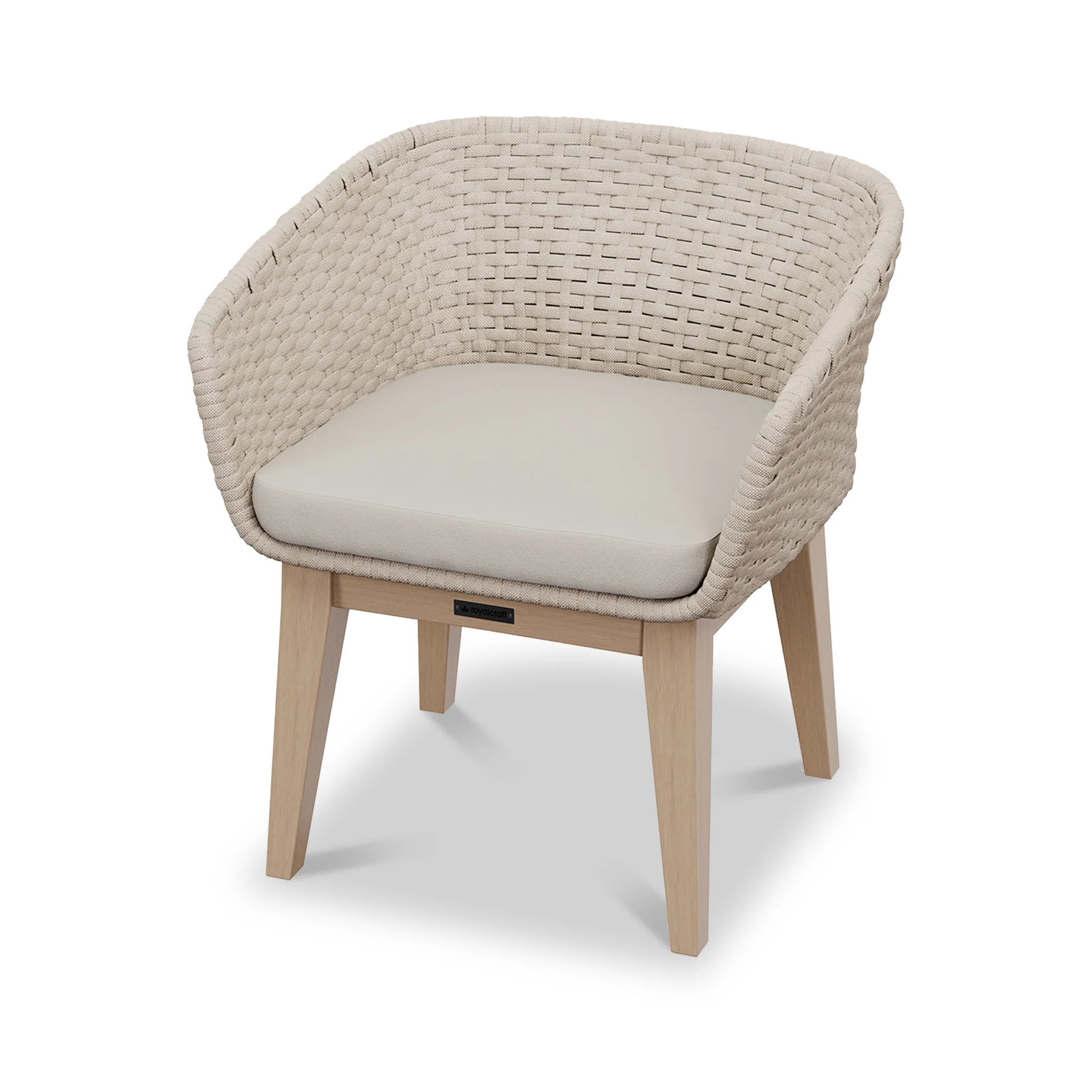 Astral 4 Seater Round Terrazzo Concrete Dining Set with Eden Dusk Dining Chairs - Image 7