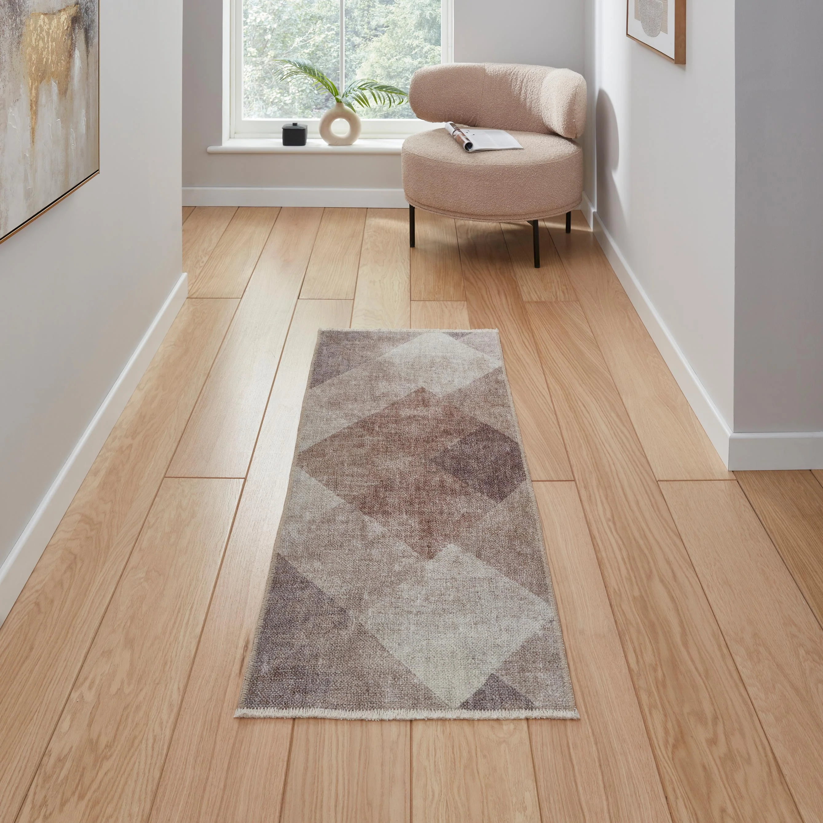 Atherley Diamond Washable Rug - Image 2