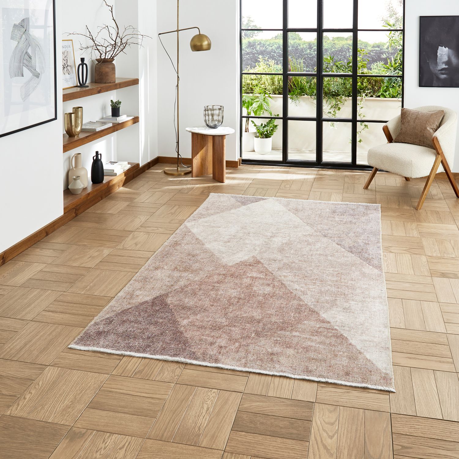 Atherley Diamond Washable Rug - Image 4