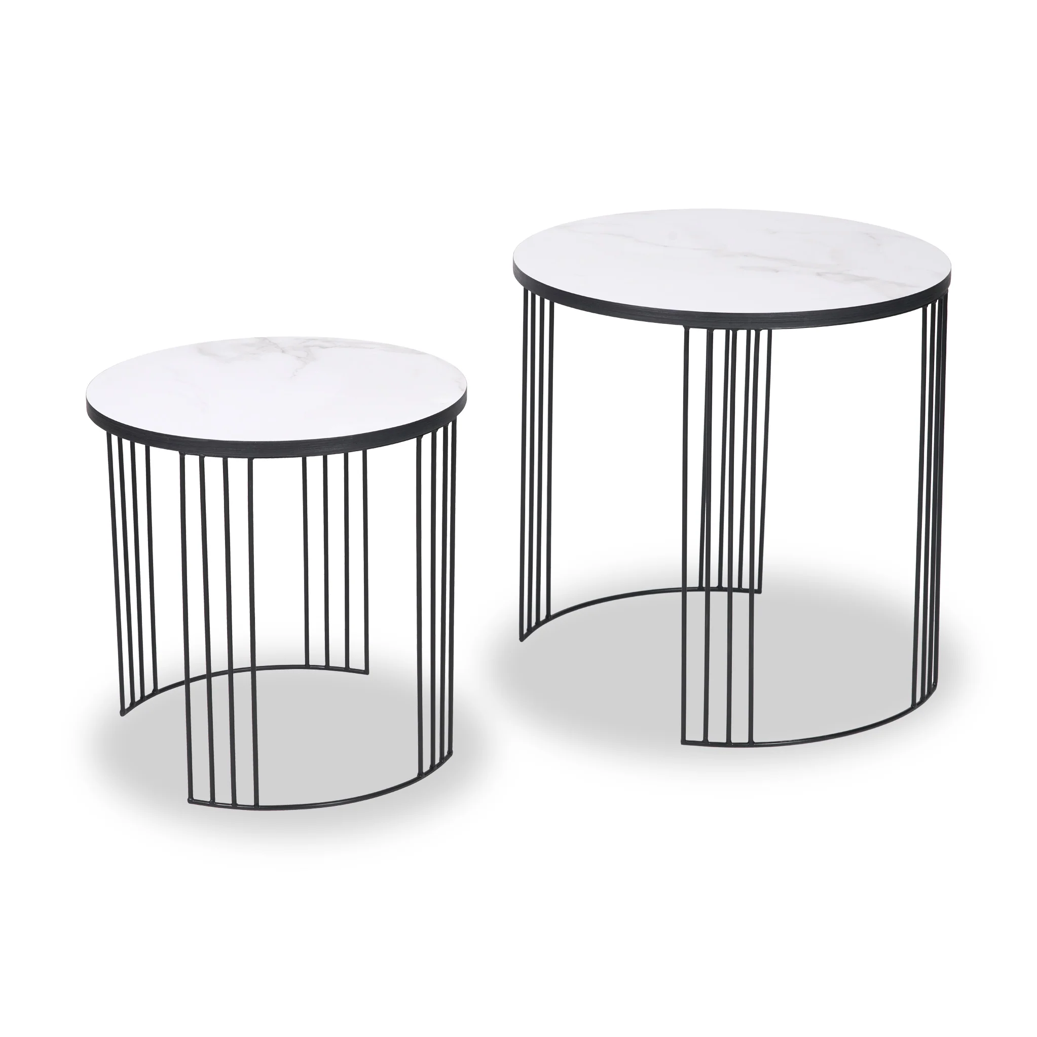 Atri Marble Effect Nest of Tables - Image 3