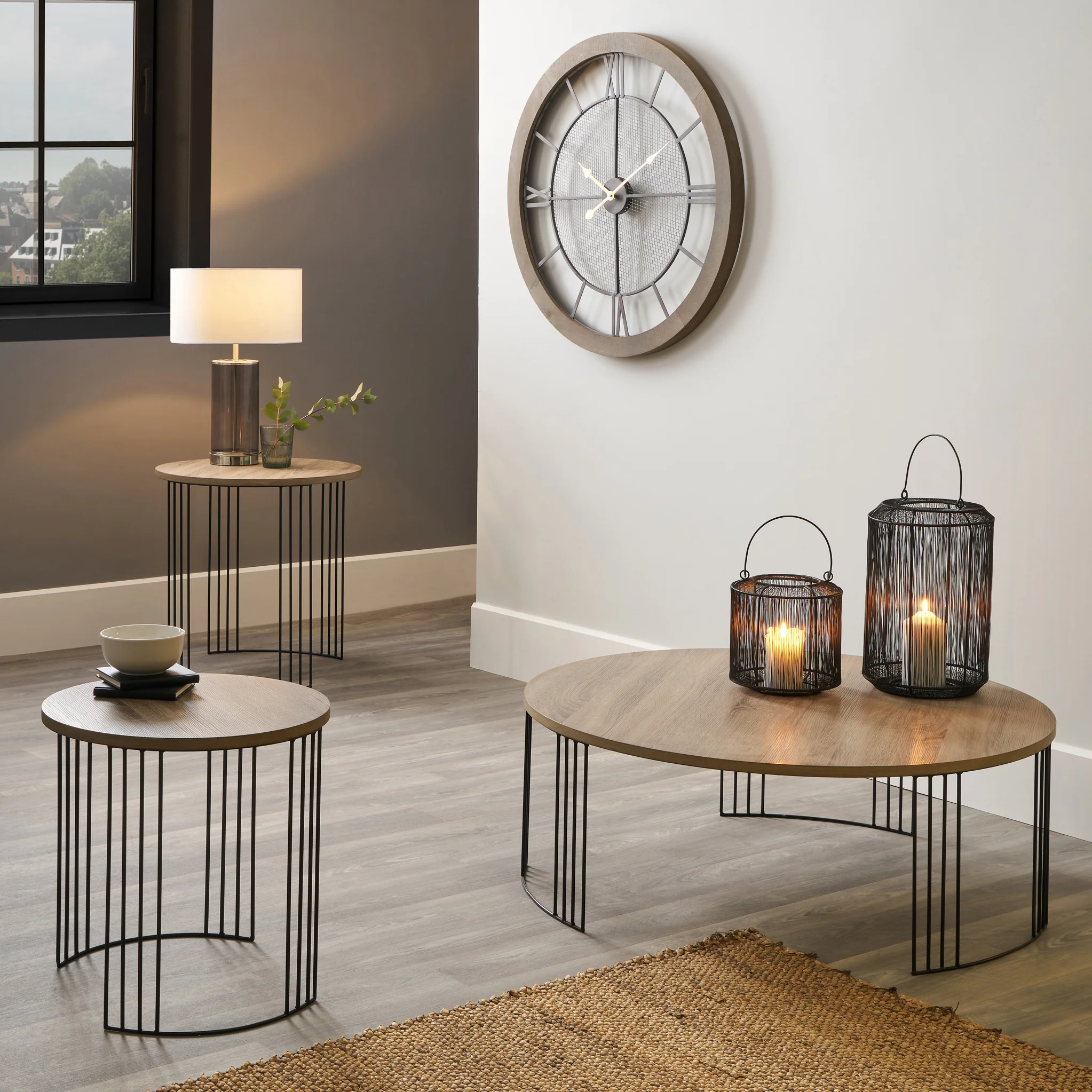 Atri Oak Wood Effect Coffee Table - Image 2
