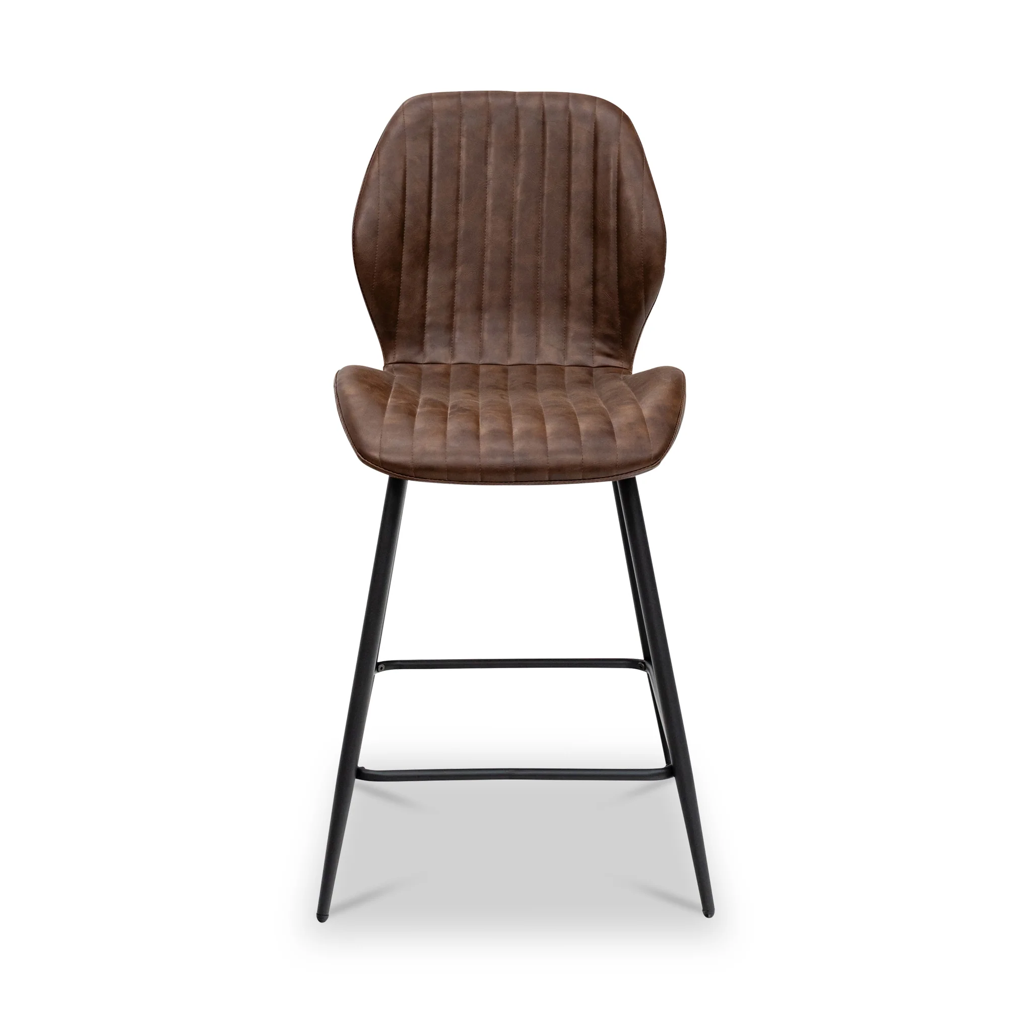 Aubette Faux Leather Bar Stool - Image 3