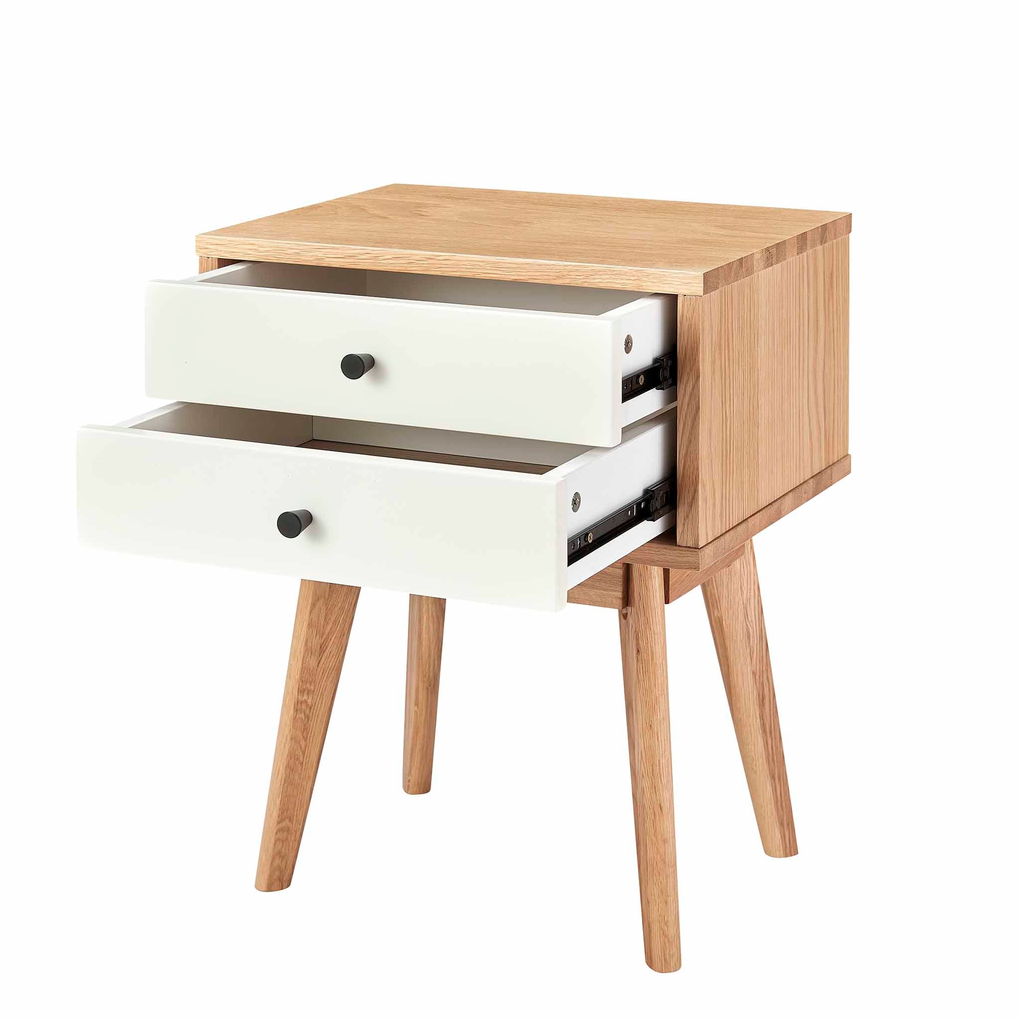 Aubrey 2 Drawer Bedside Table - Image 10