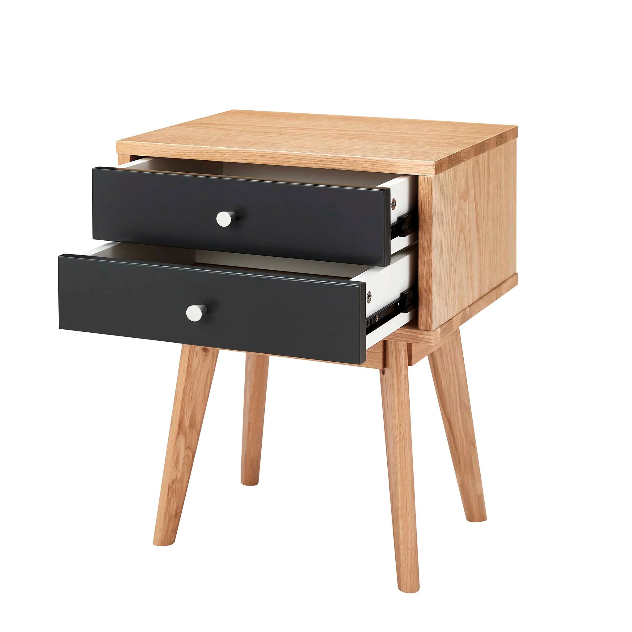 Aubrey 2 Drawer Bedside Table - Image 16