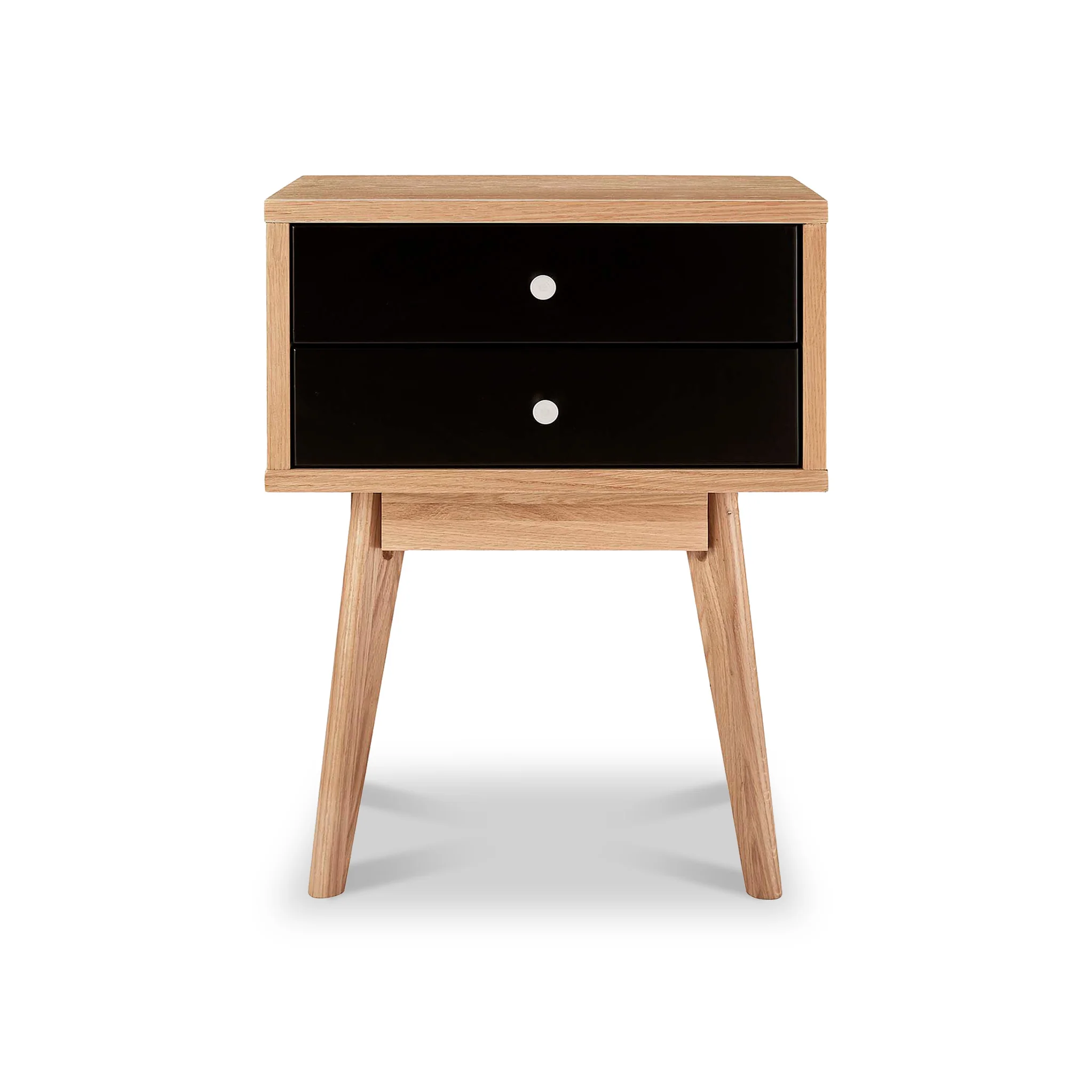 Aubrey 2 Drawer Bedside Table - Image 2