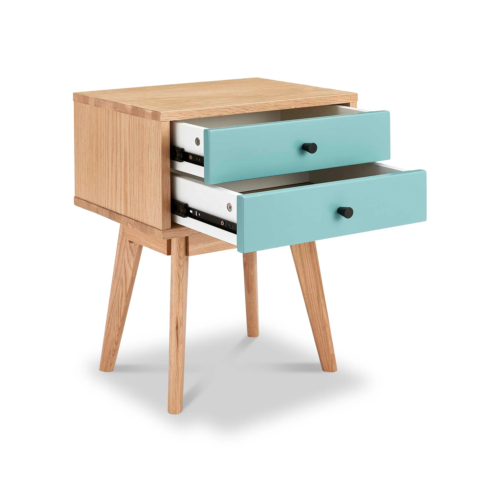 Aubrey 2 Drawer Bedside Table - Image 25