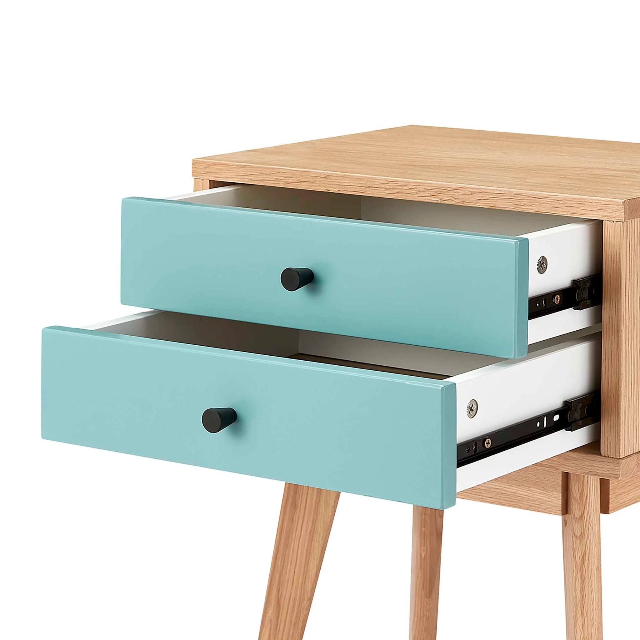 Aubrey 2 Drawer Bedside Table - Image 28
