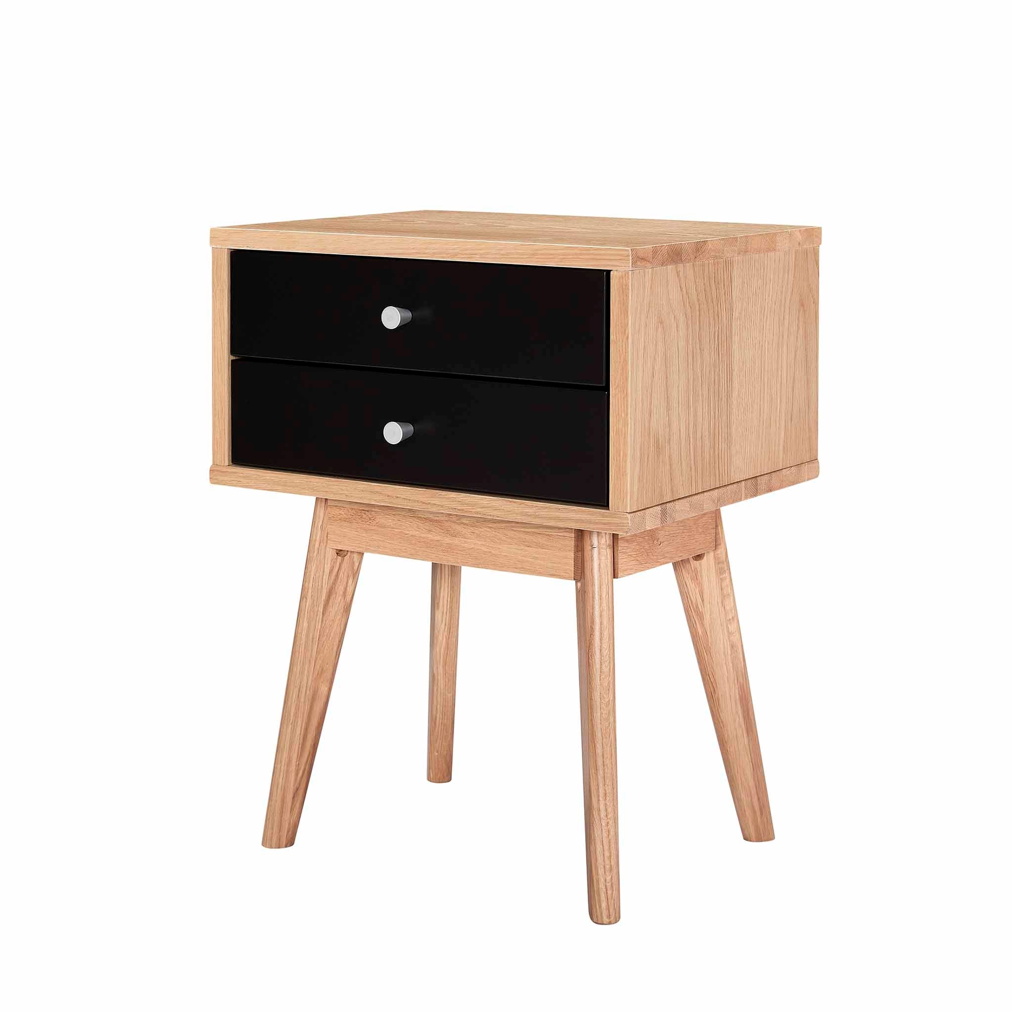 Aubrey 2 Drawer Bedside Table - Image 3