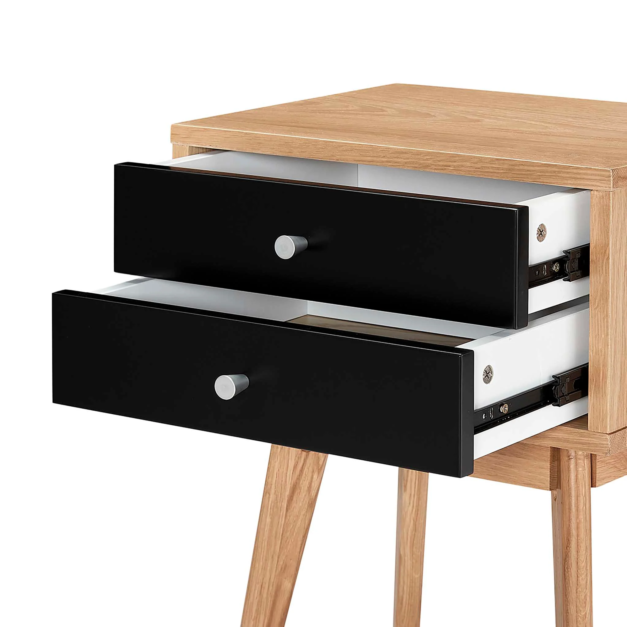Aubrey 2 Drawer Bedside Table - Image 5
