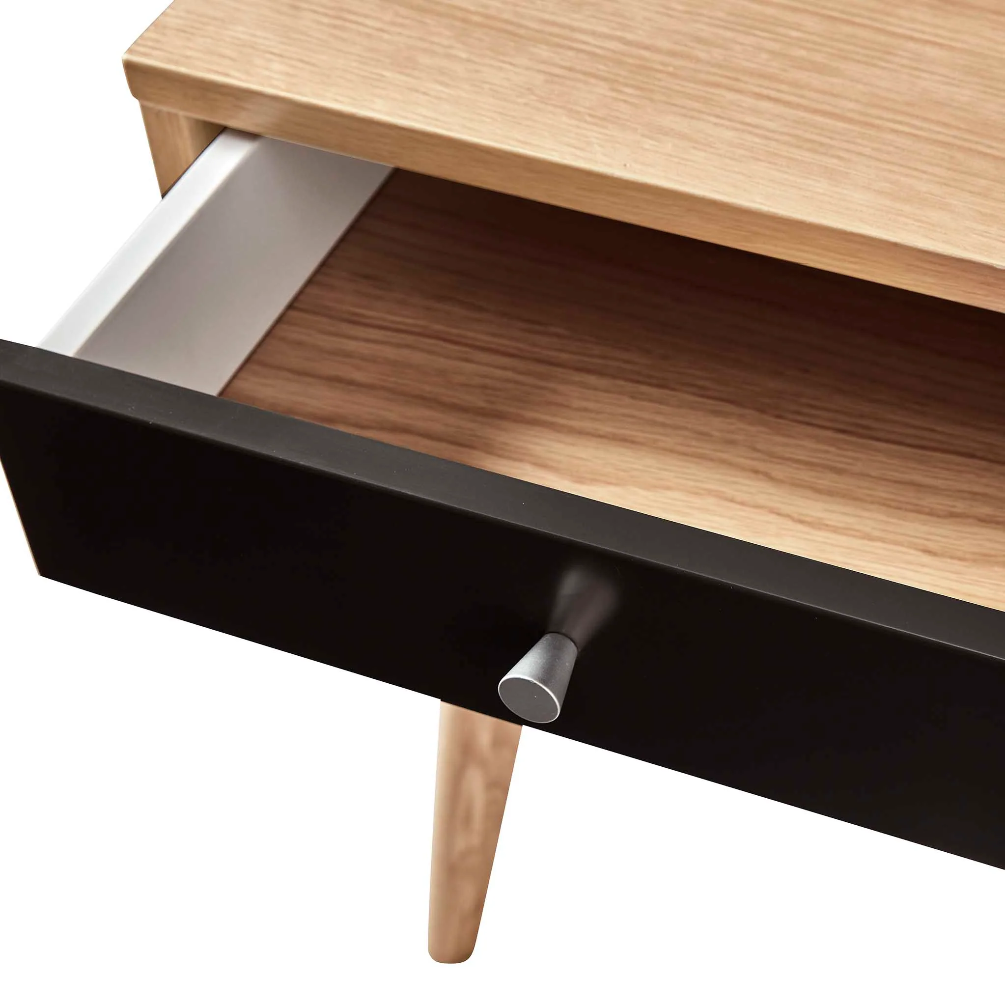 Aubrey 2 Drawer Bedside Table - Image 6