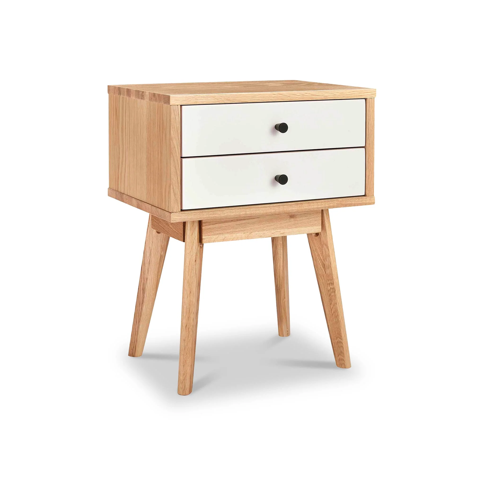 Aubrey 2 Drawer Bedside Table - Image 7