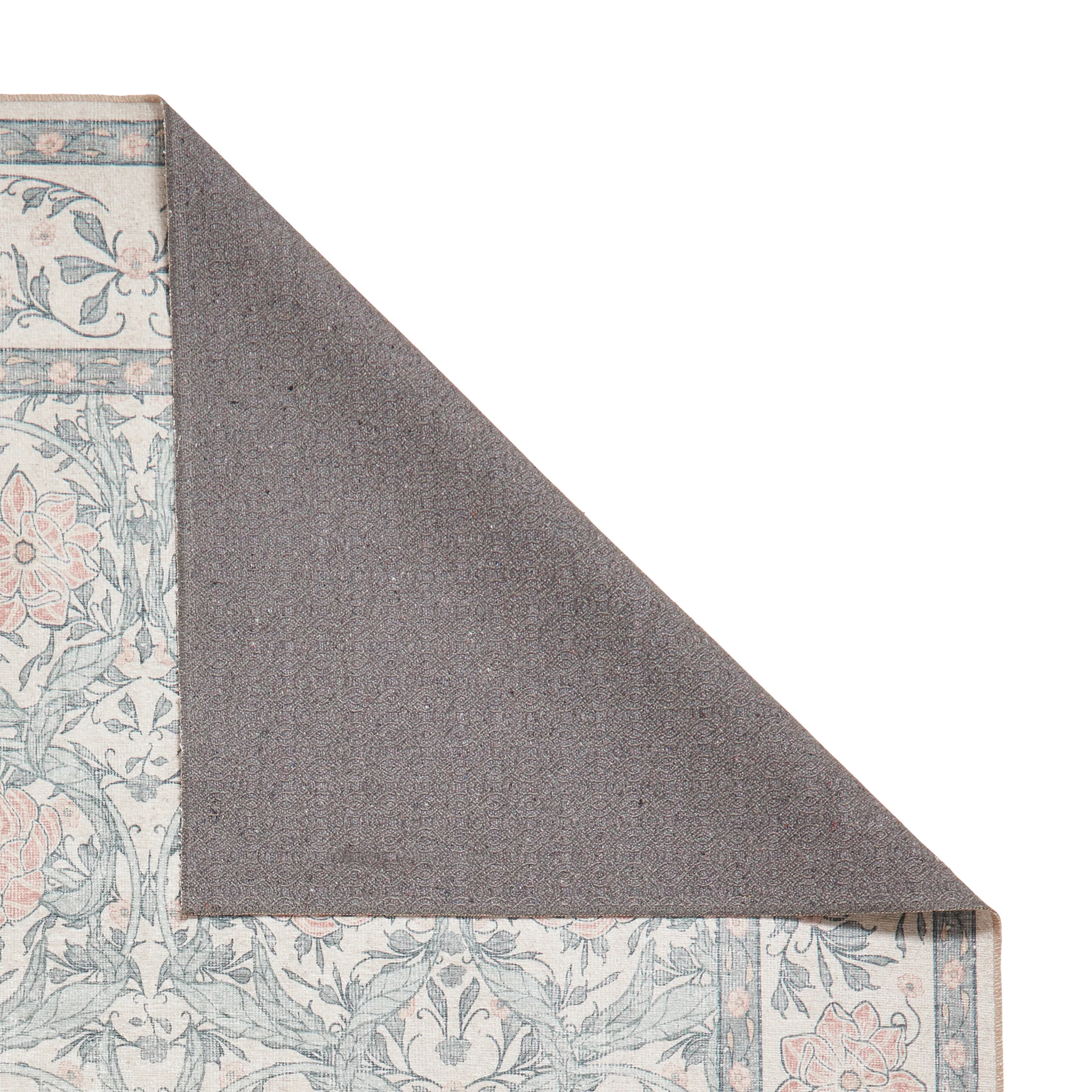 Aubrie Classic Floral Print Rug - Image 4