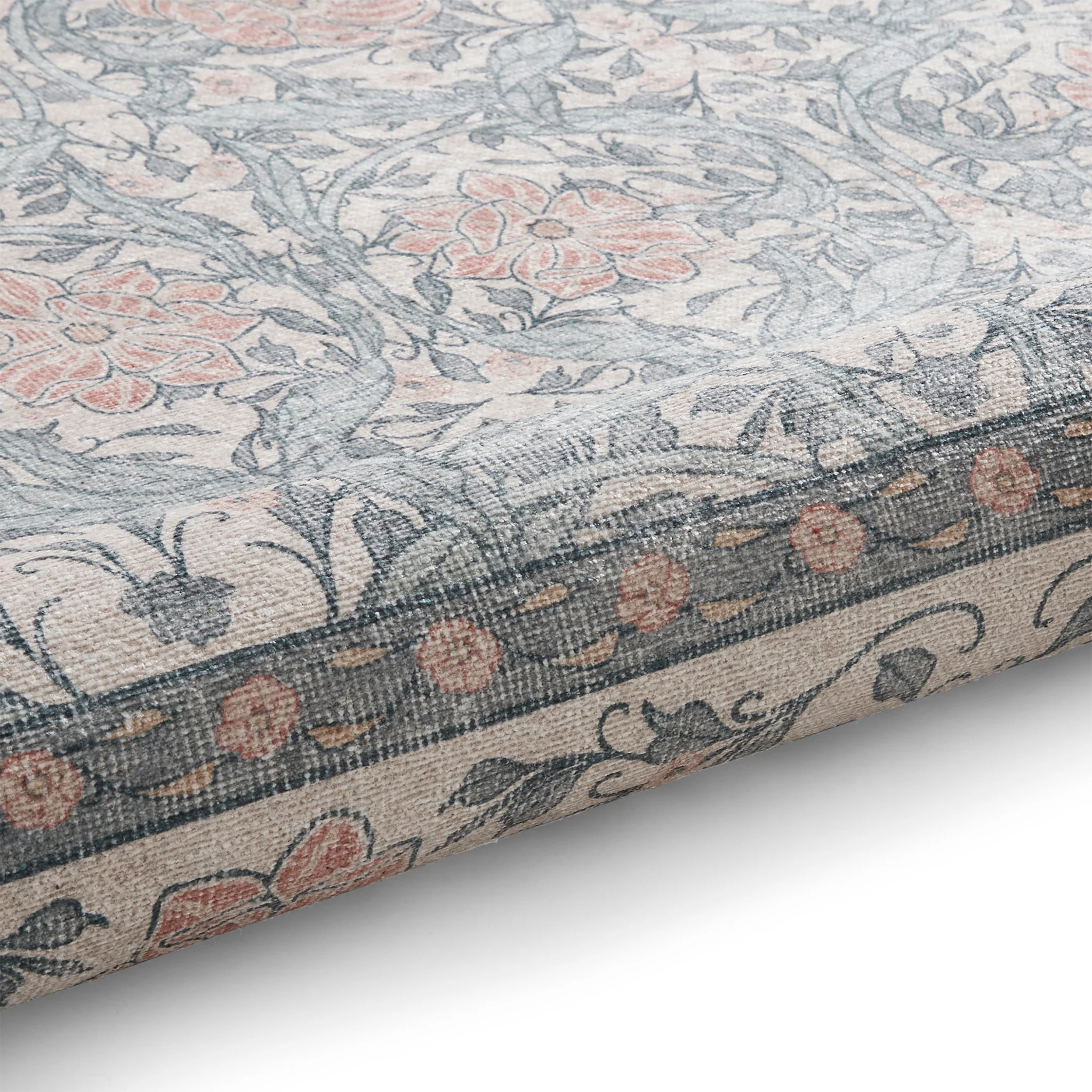 Aubrie Classic Floral Print Rug - Image 8