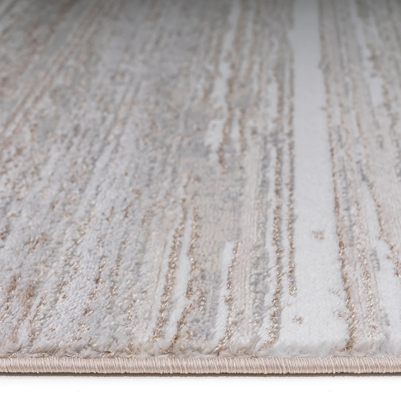 Auric Shimmer Linear Stripe Rug - Image 4