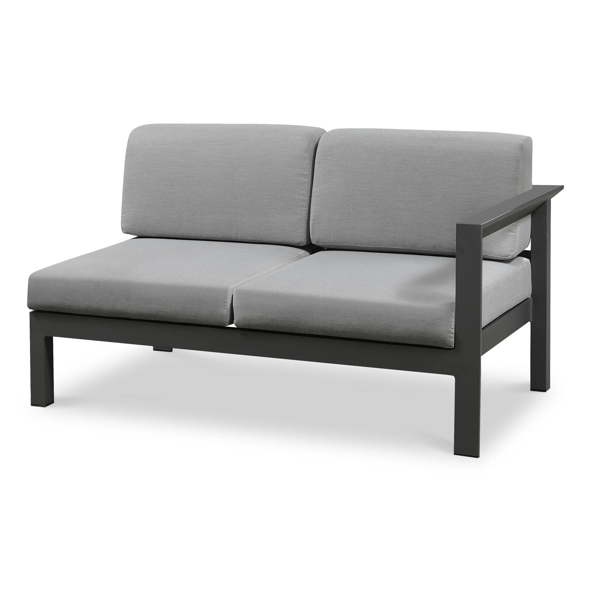 Austell Deluxe Corner Set with Teak Coffee Table - Image 8