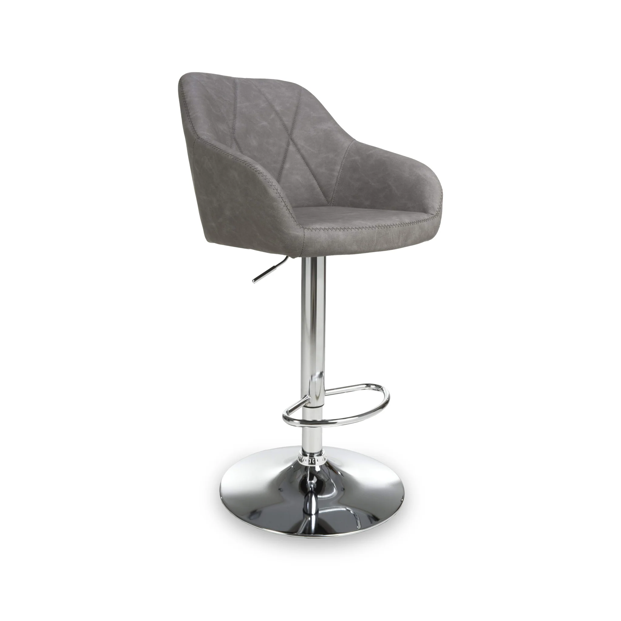 Avena Faux Leather Bar Stool - Image 10