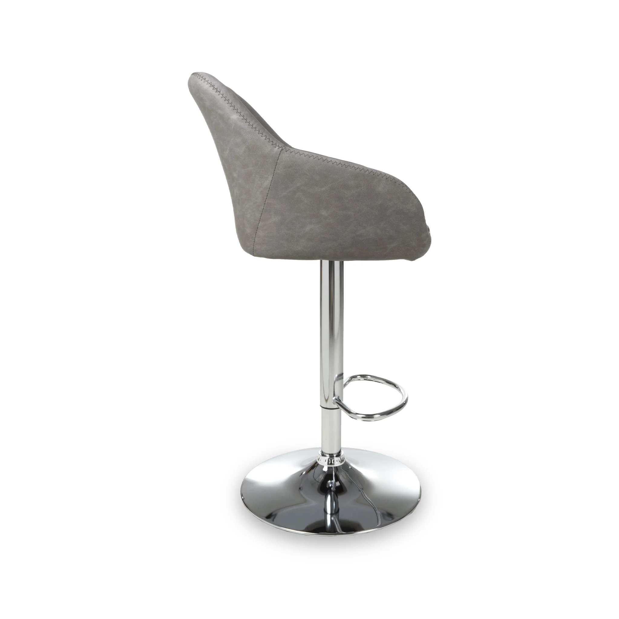 Avena Faux Leather Bar Stool - Image 15