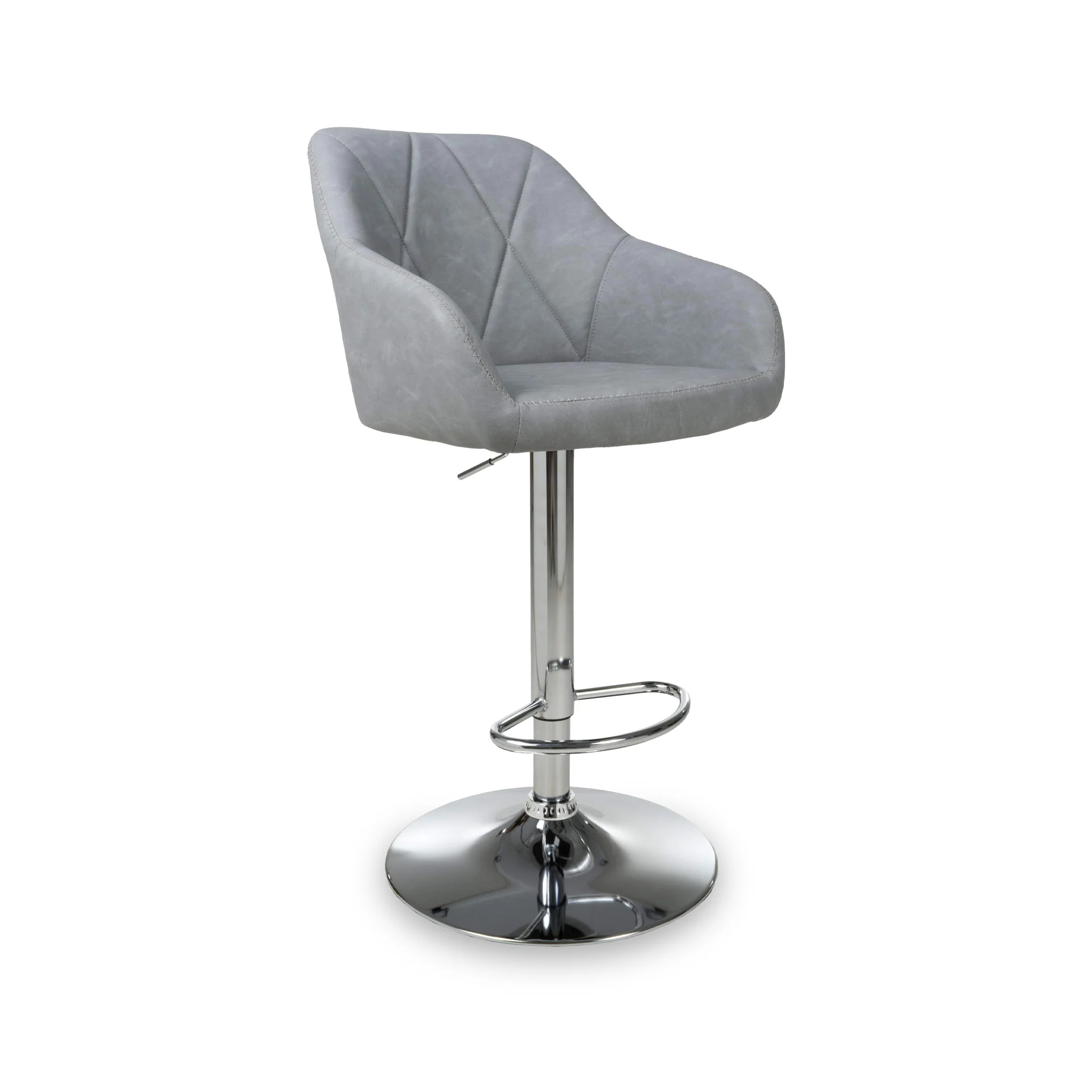 Avena Faux Leather Bar Stool - Image 19