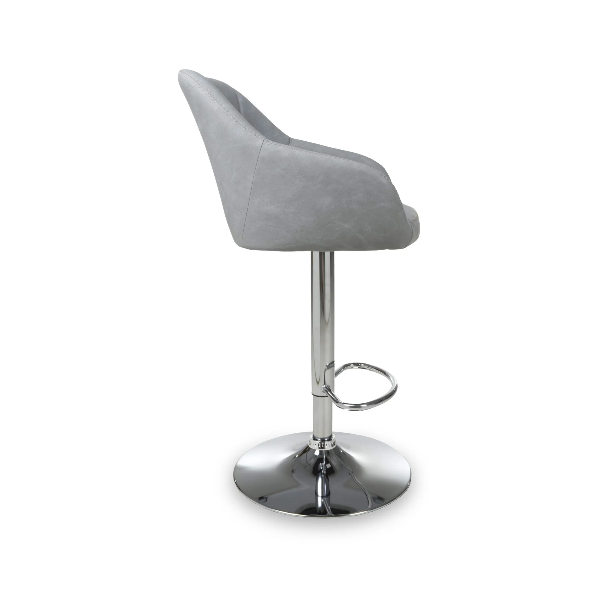 Avena Faux Leather Bar Stool - Image 25