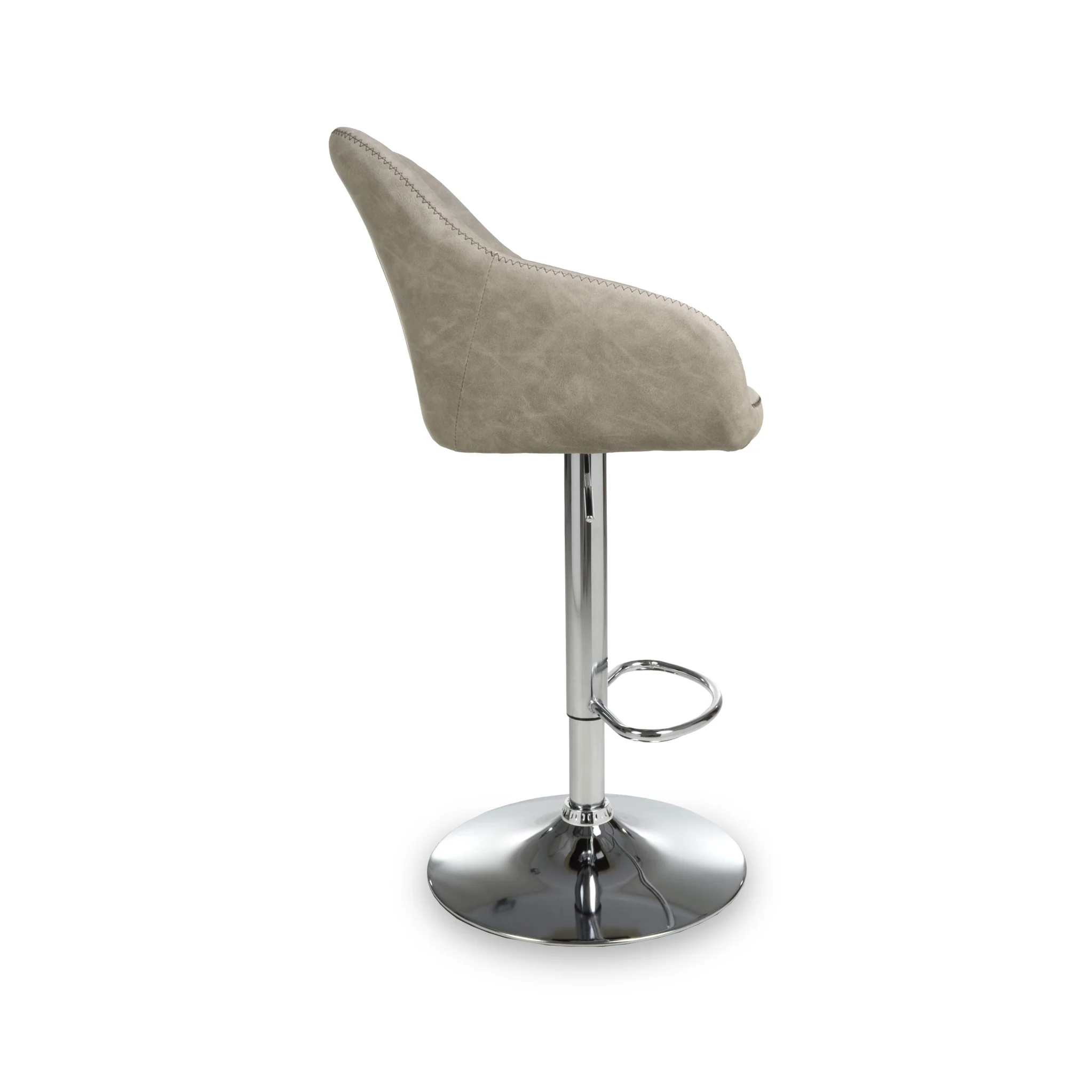 Avena Faux Leather Bar Stool - Image 6